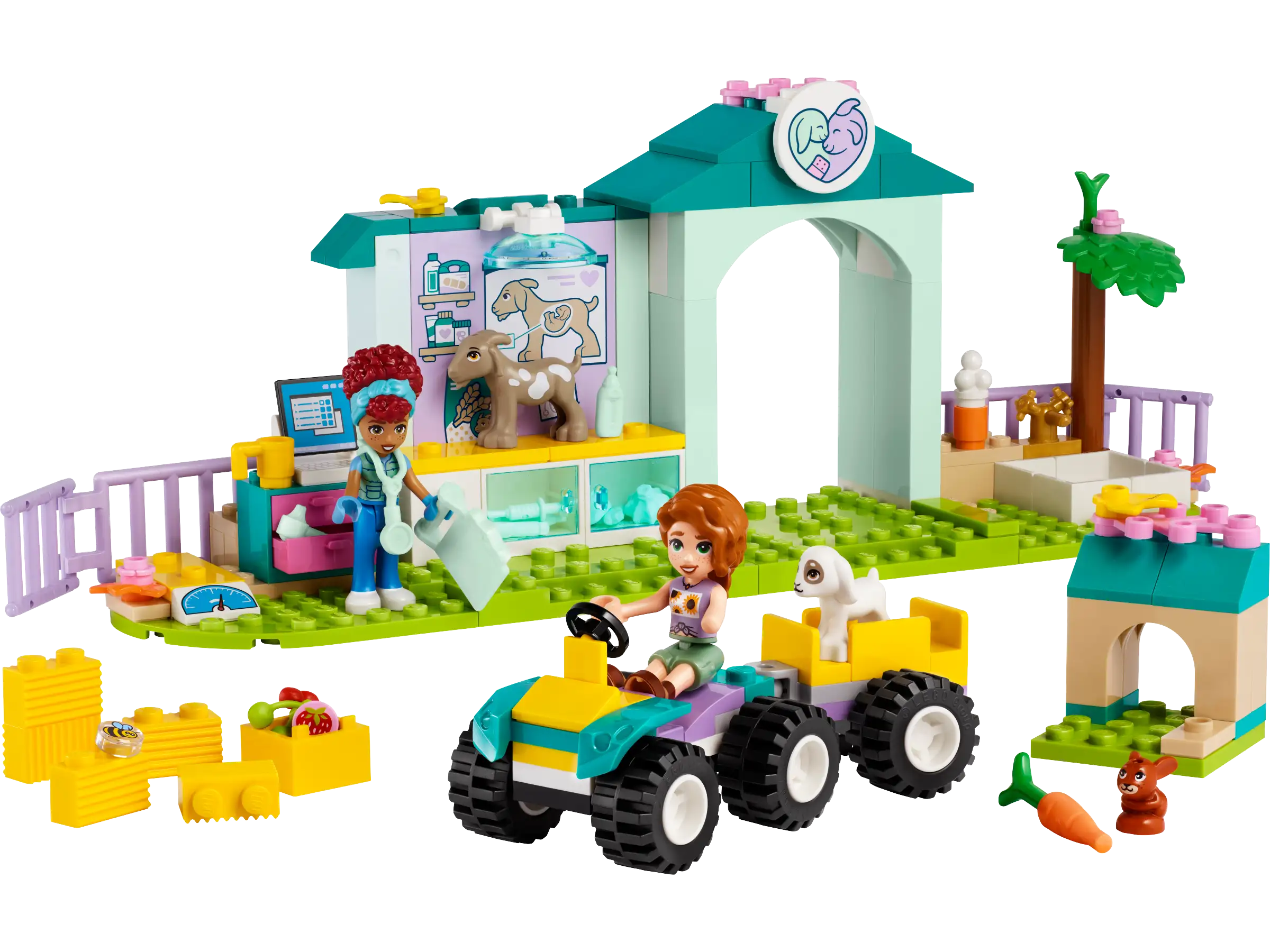 LEGO Friends 42632 Farm Animal Vet Clinic with Mini-Dolls