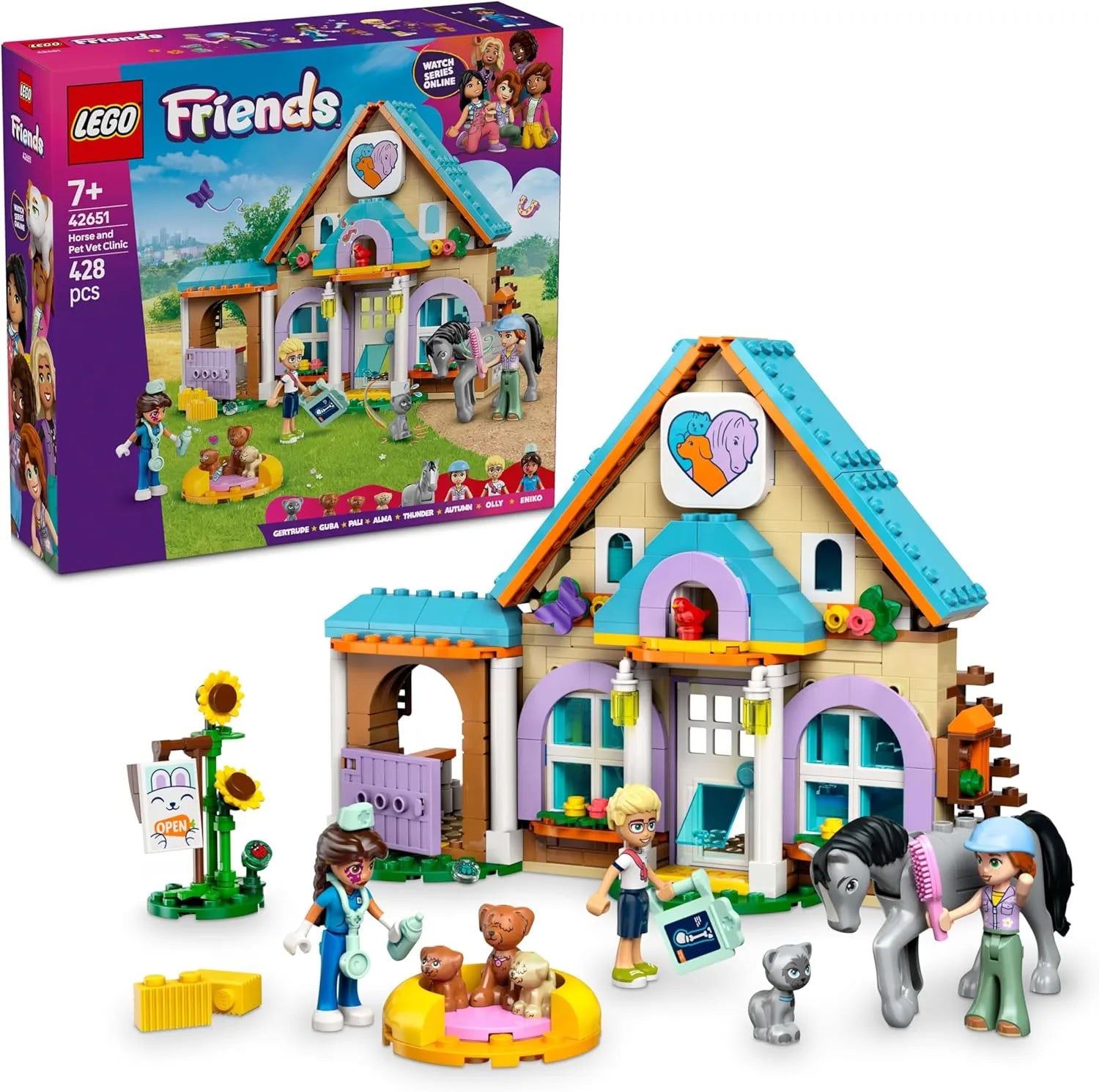 LEGO FRIENDS Horse and Pet Vet Clinic Set 42651