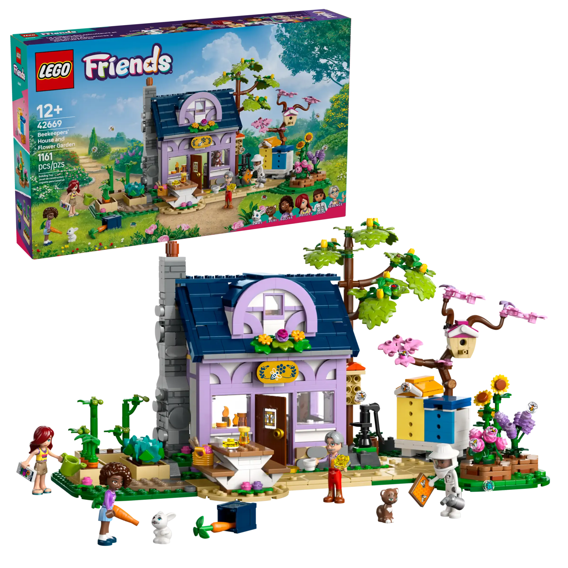 LEGO Friends Beekeepers' House & Flower Garden Set 42669