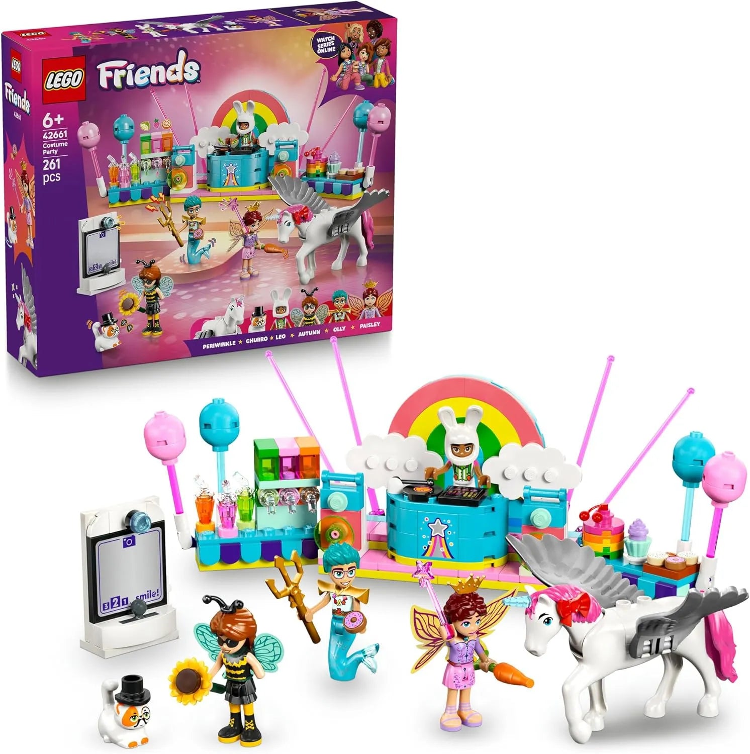 LEGO Friends 42661 Costume Party Set with Unicorn & Fairy