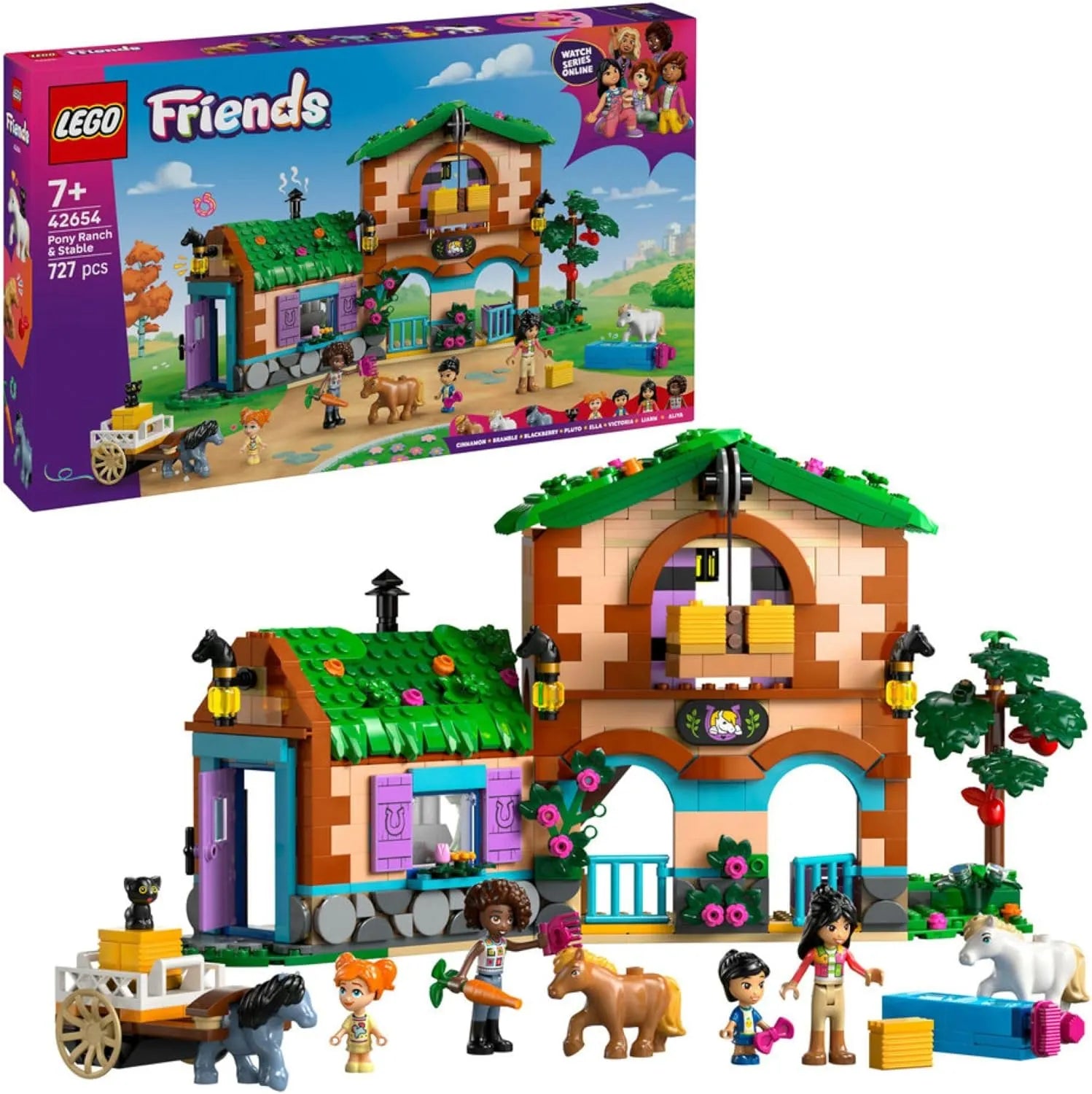 LEGO Friends Pony Ranch & Stable Building Set 42654