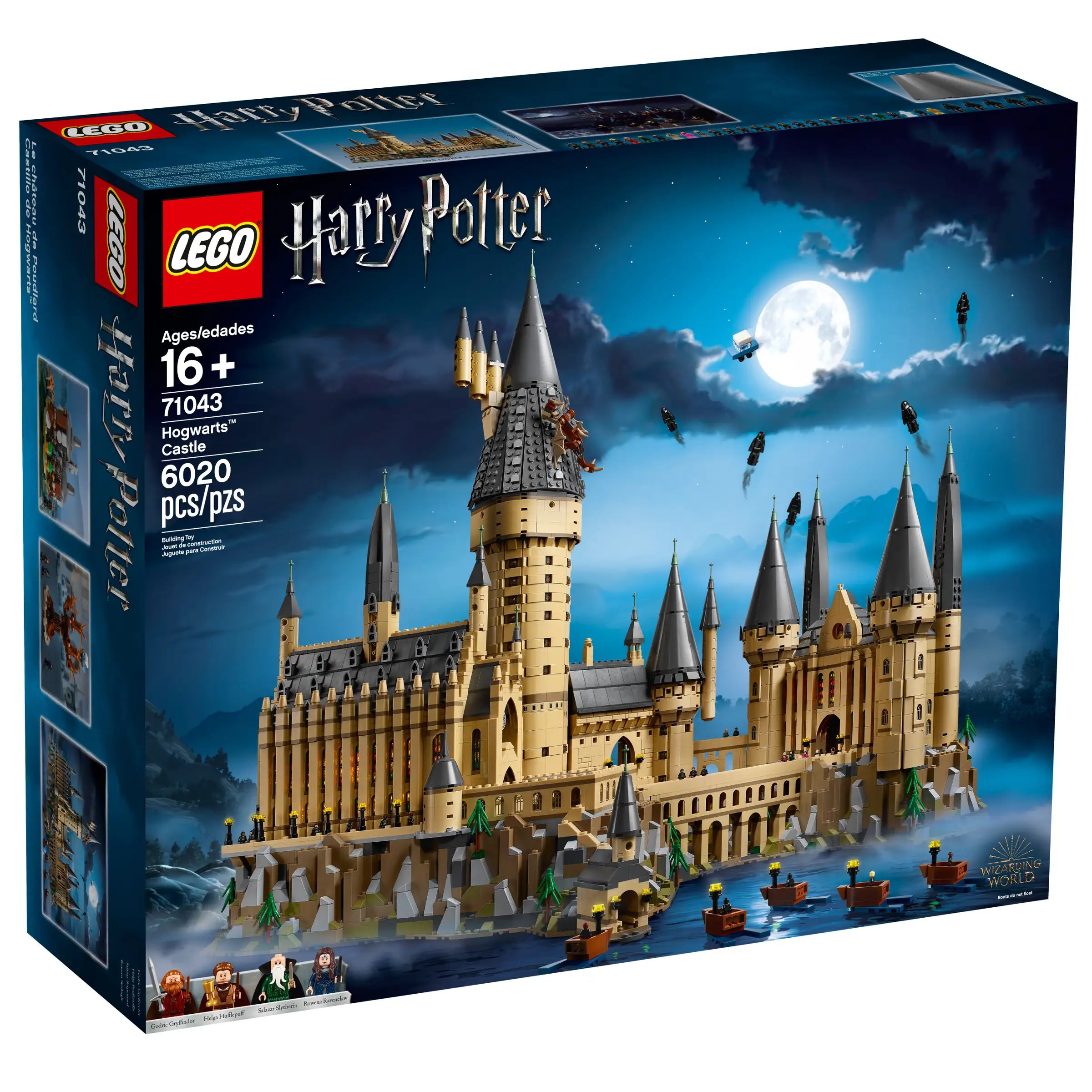 LEGO Harry Potter 71043 Hogwarts Castle with 4 Minifigures