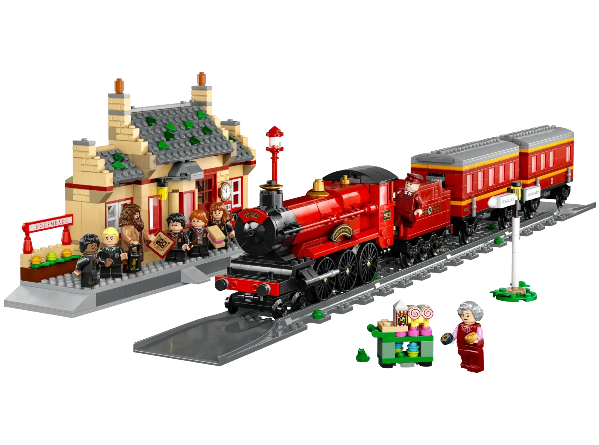 LEGO Harry Potter Hogwarts Express Train Set 76423 with Hogsmeade