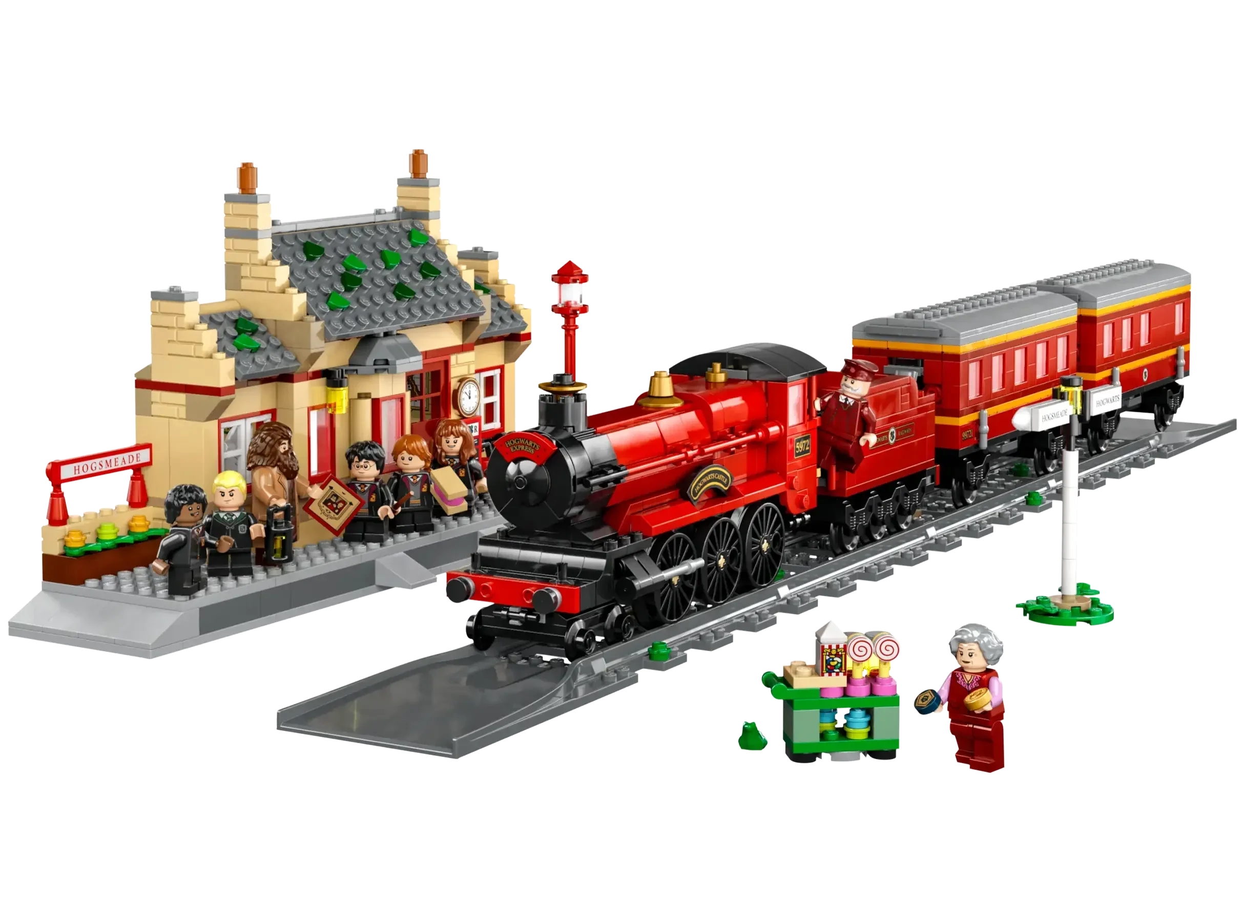 LEGO Harry Potter Hogwarts Express Train Set 76423 with Hogsmeade