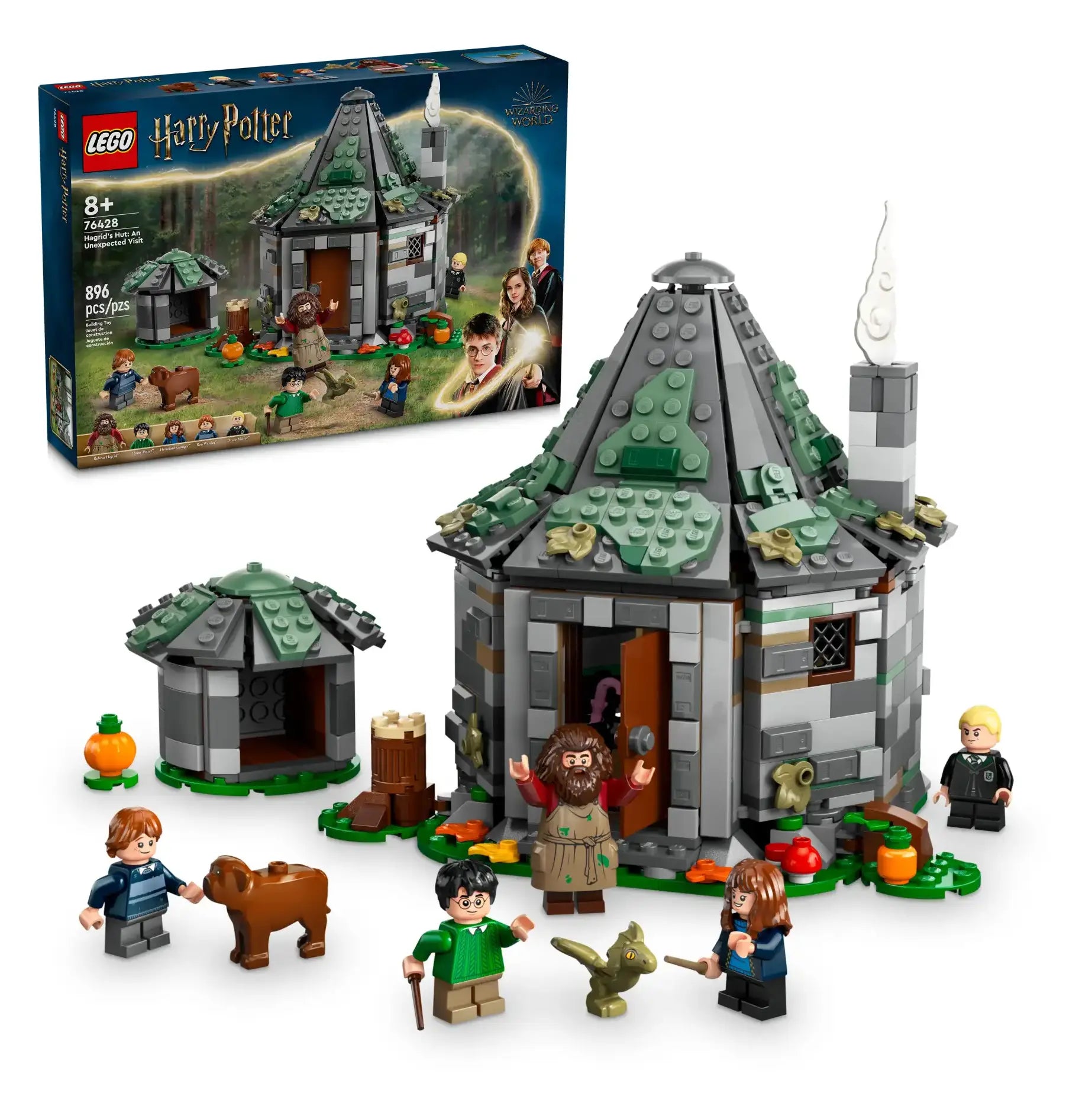 LEGO Harry Potter Hagrid's Hut Set with 7 Minifigures