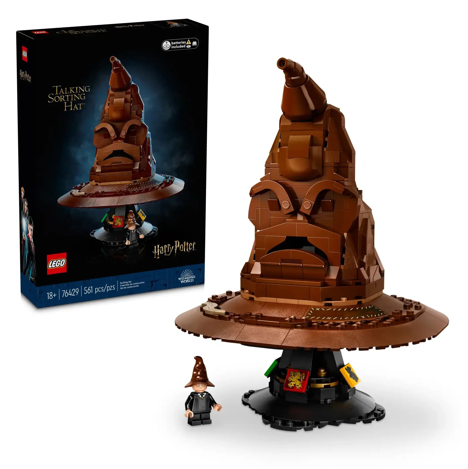 LEGO Harry Potter Talking Sorting Hat Building Toy 76429