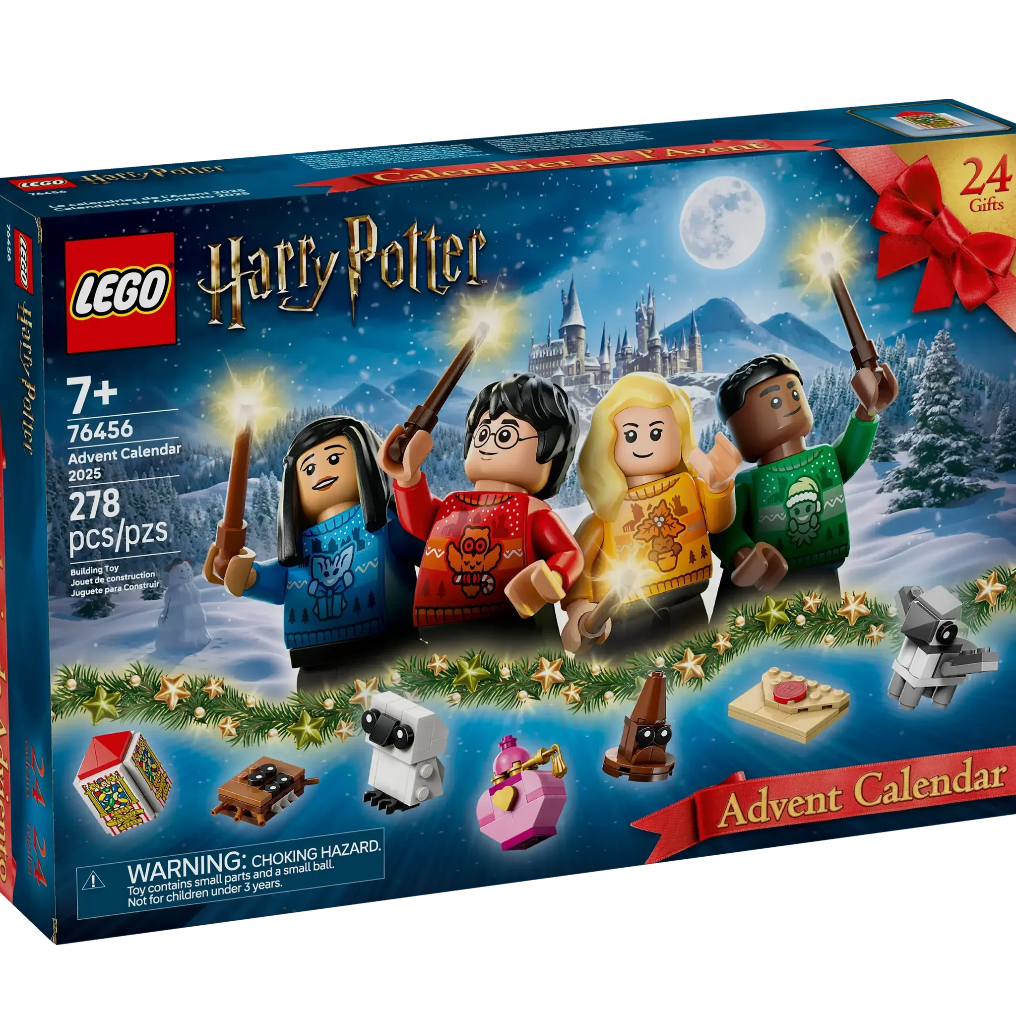 LEGO Harry Potter Advent Calendar 2025 with 8 Minifigures