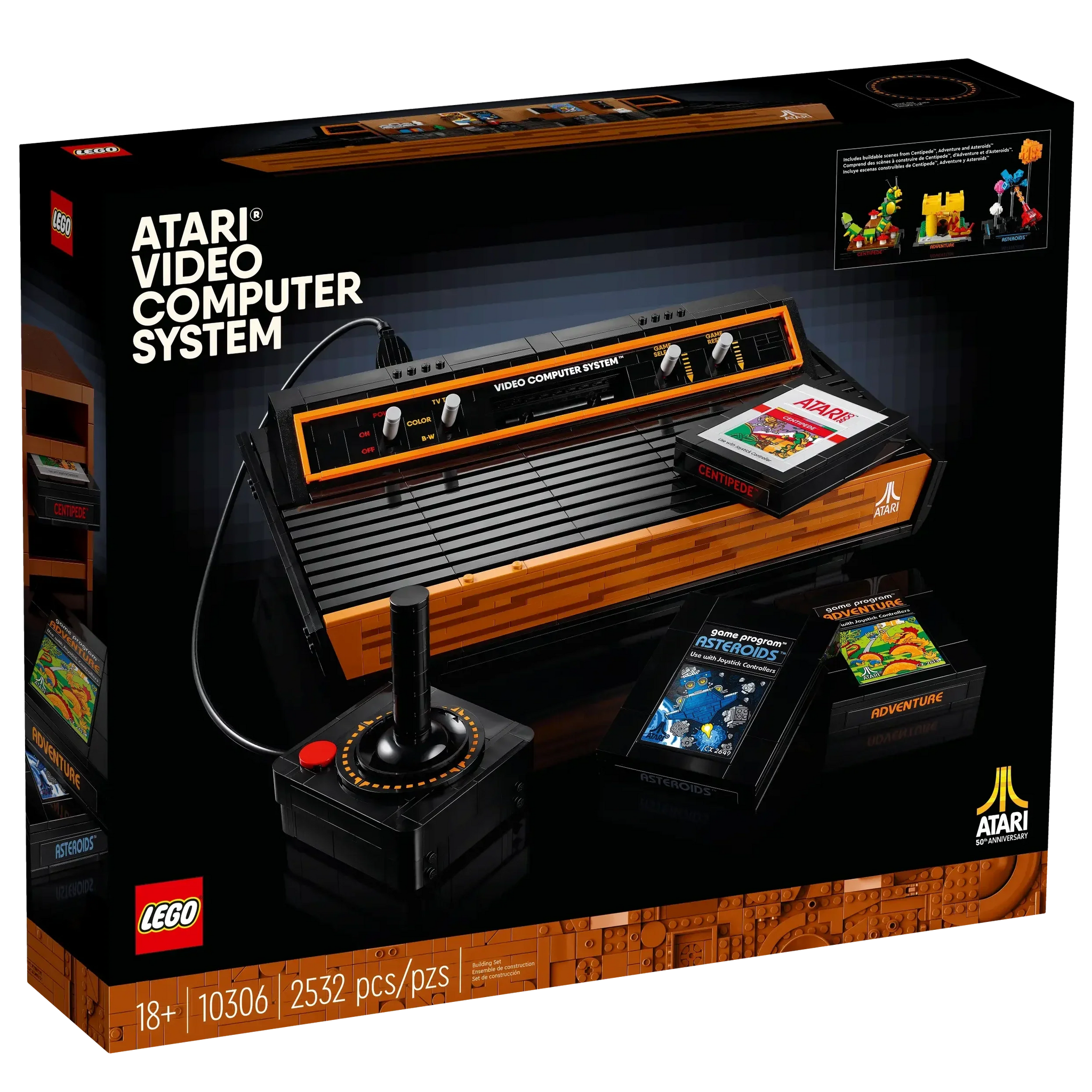 LEGO ICONS Atari 2600 Building Set with Game Cartridges