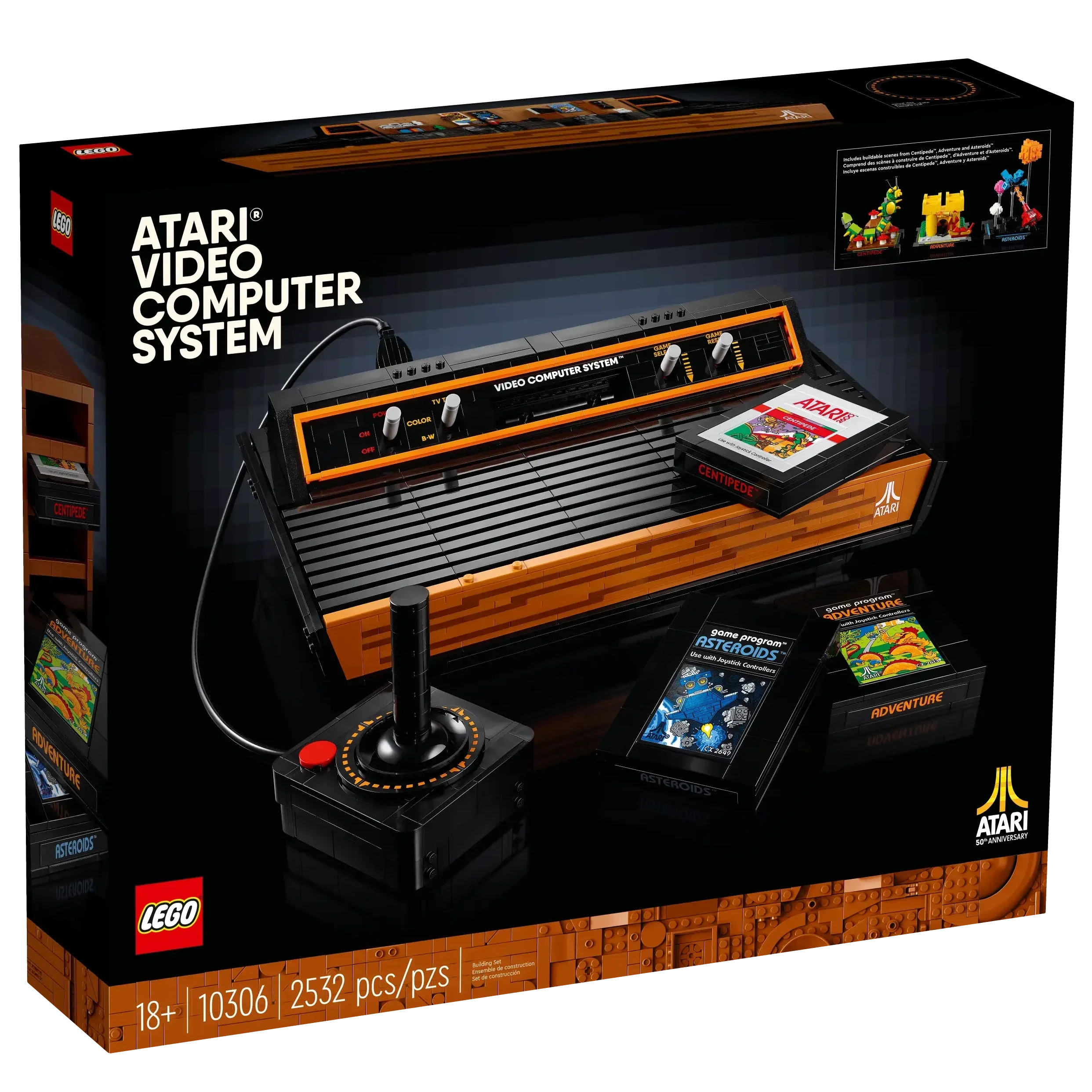 LEGO ICONS Atari 2600 Building Set with Game Cartridges