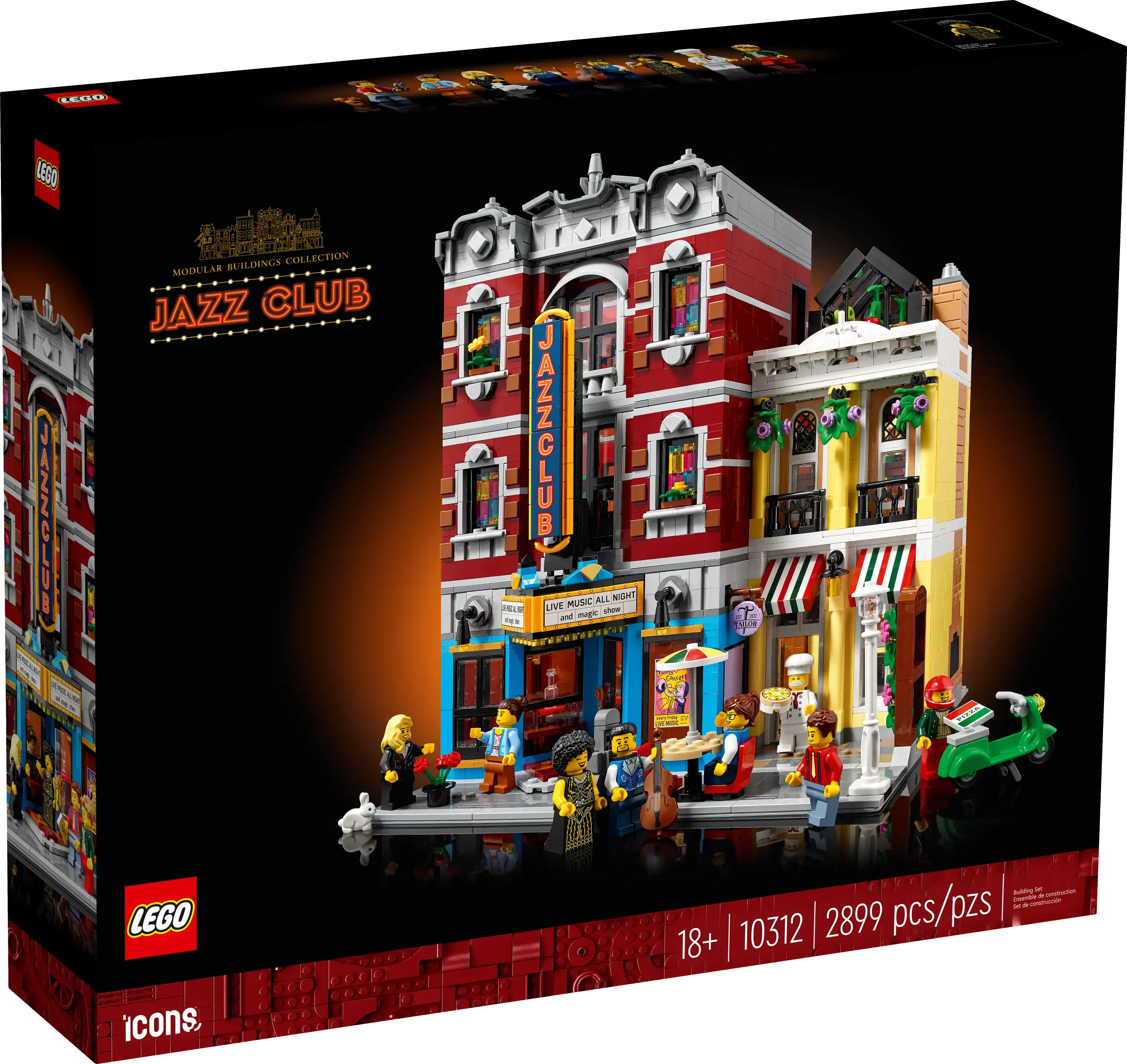 LEGO Icons Jazz Club 10312 Modular Building Set