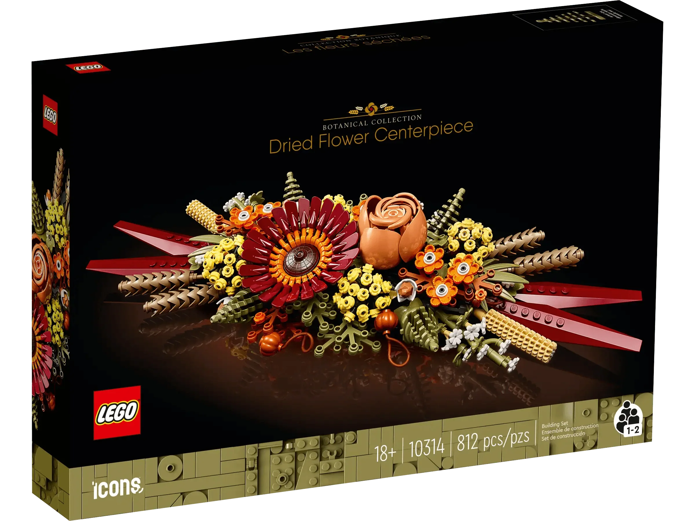 LEGO Dried Flower Centrepiece Building Kit 10314