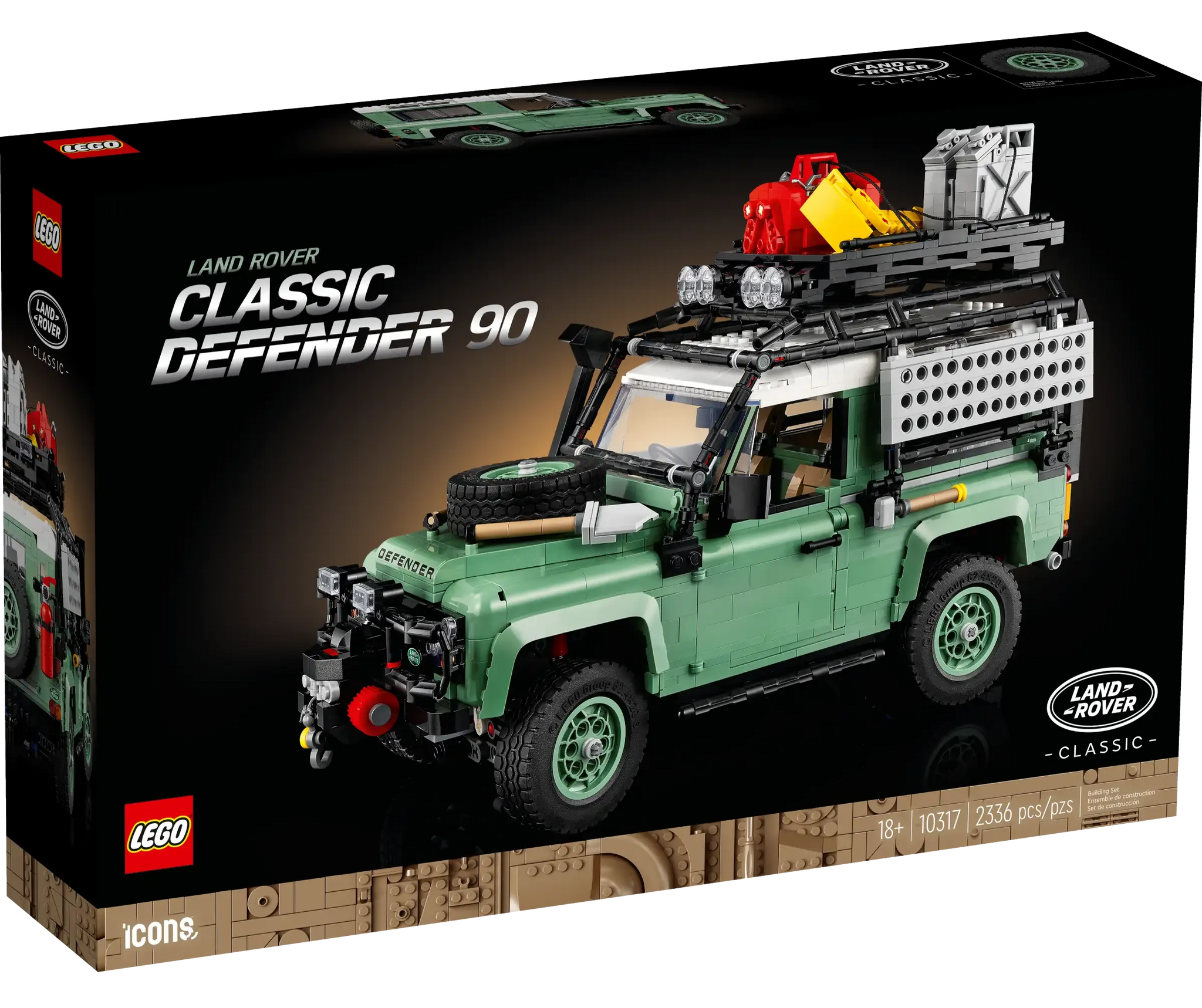 LEGO Icons Land Rover Classic Defender 90 Building Set