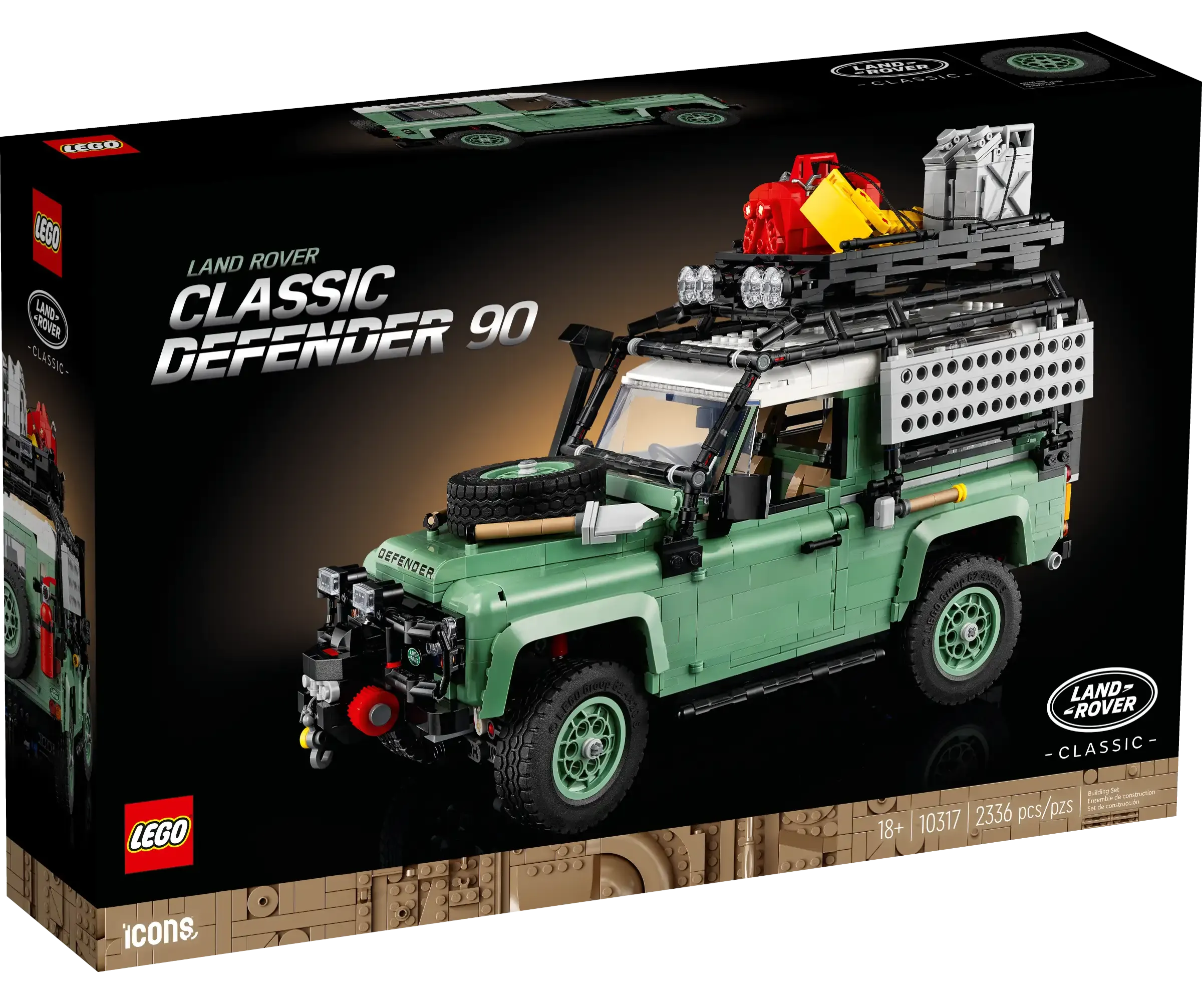 LEGO Icons Land Rover Classic Defender 90 Building Set