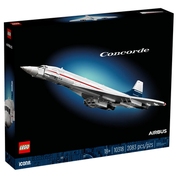 LEGO ICONS 10318 Concorde Model with Working Parts