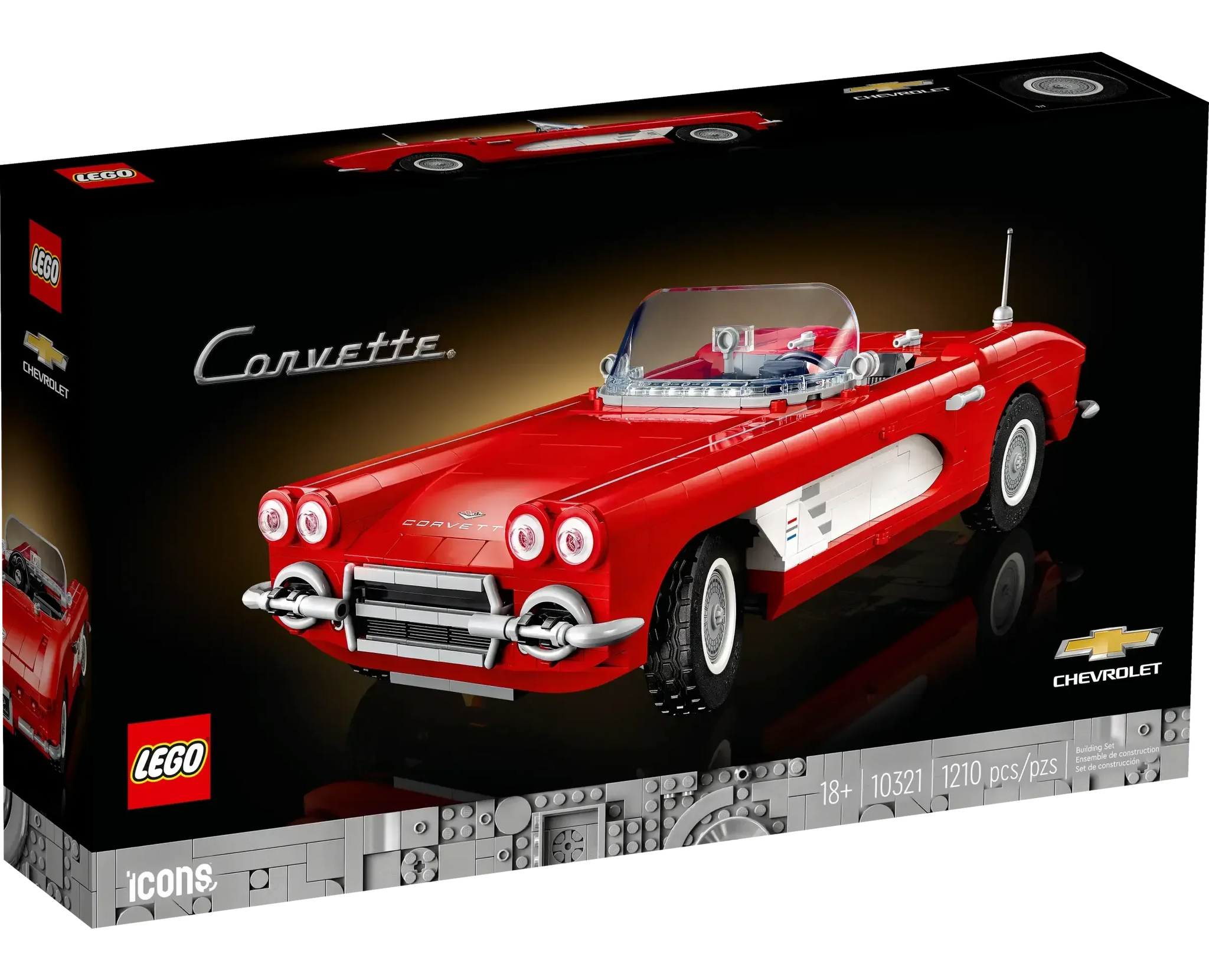 LEGO Icons 10321 Chevrolet Corvette C1 Building Set