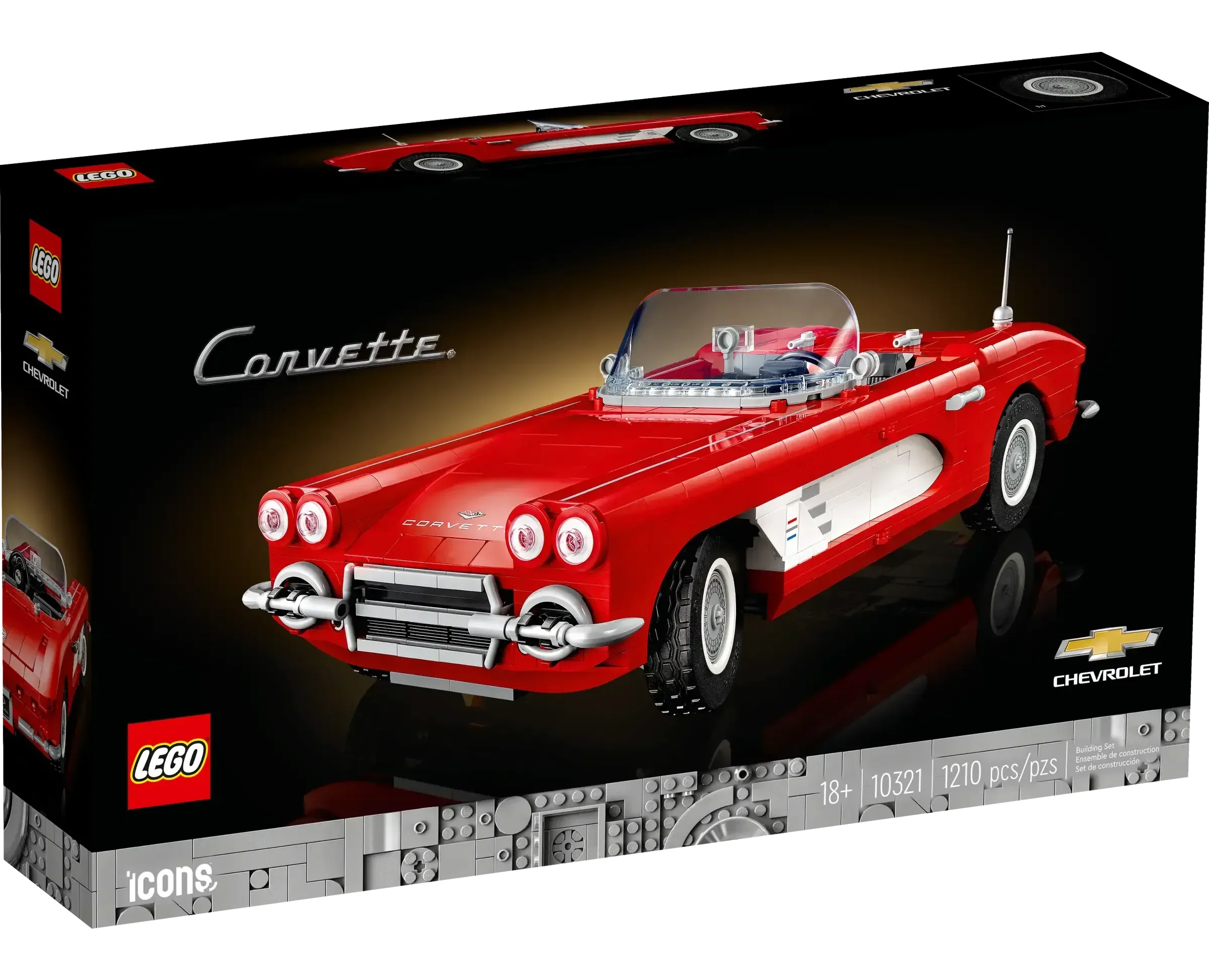 LEGO Icons 10321 Chevrolet Corvette C1 Building Set