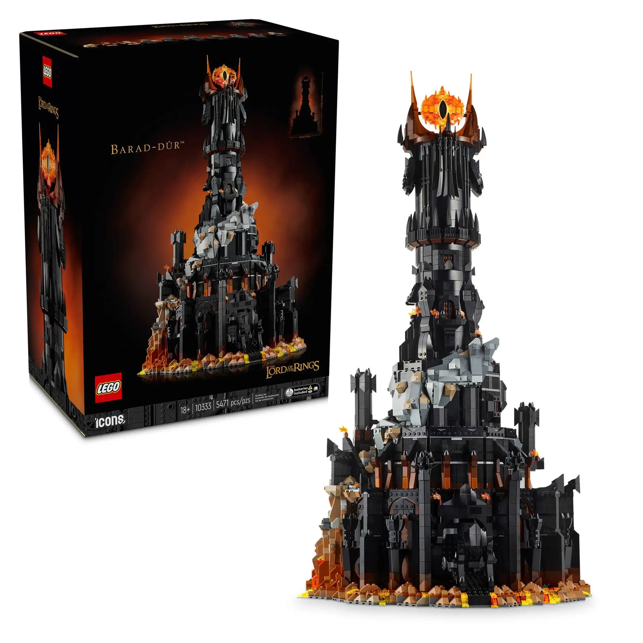 LEGO ICONS Barad-dûr: The Lord of the Rings Set