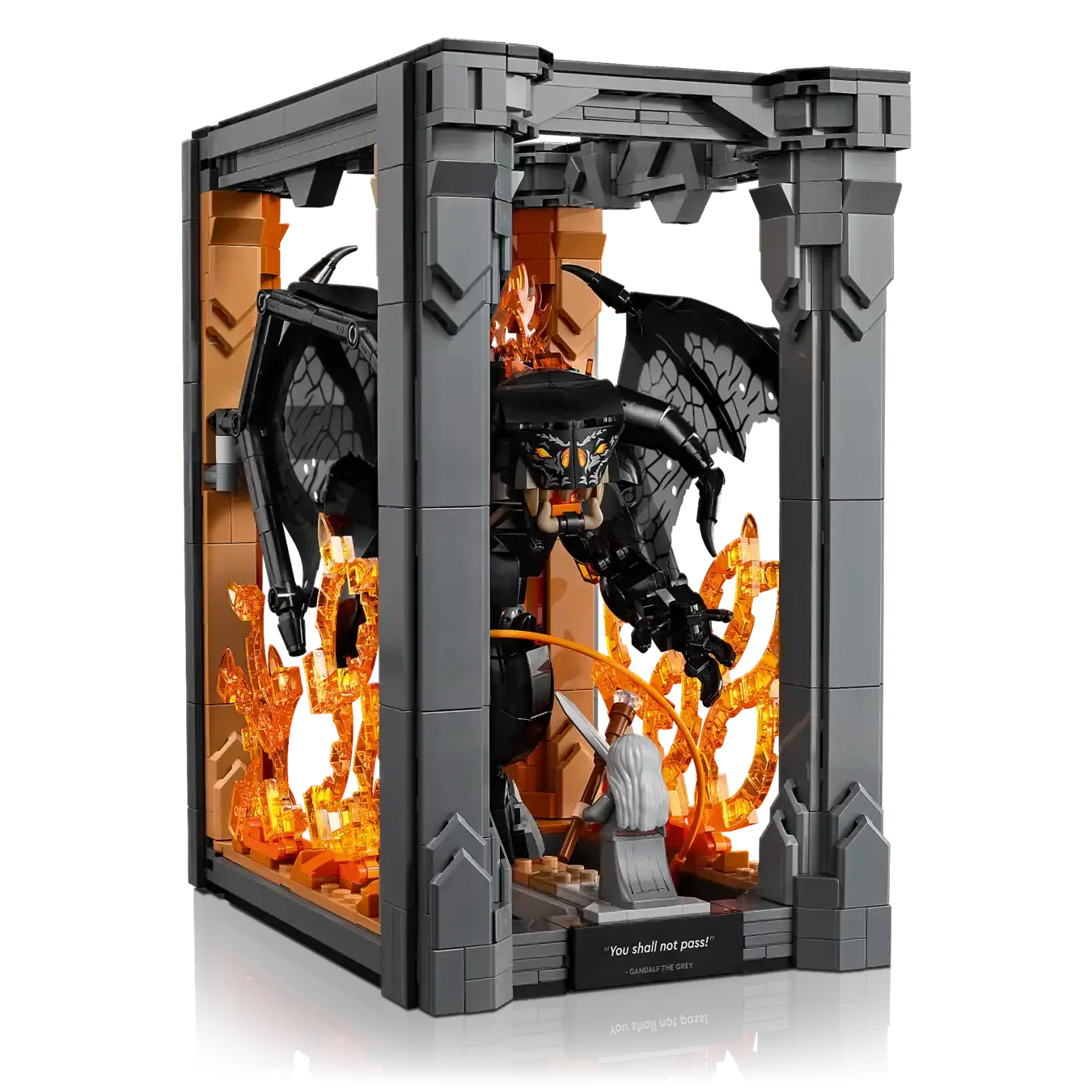 LEGO ICONS Balrog Book Nook from The Lord of the Rings