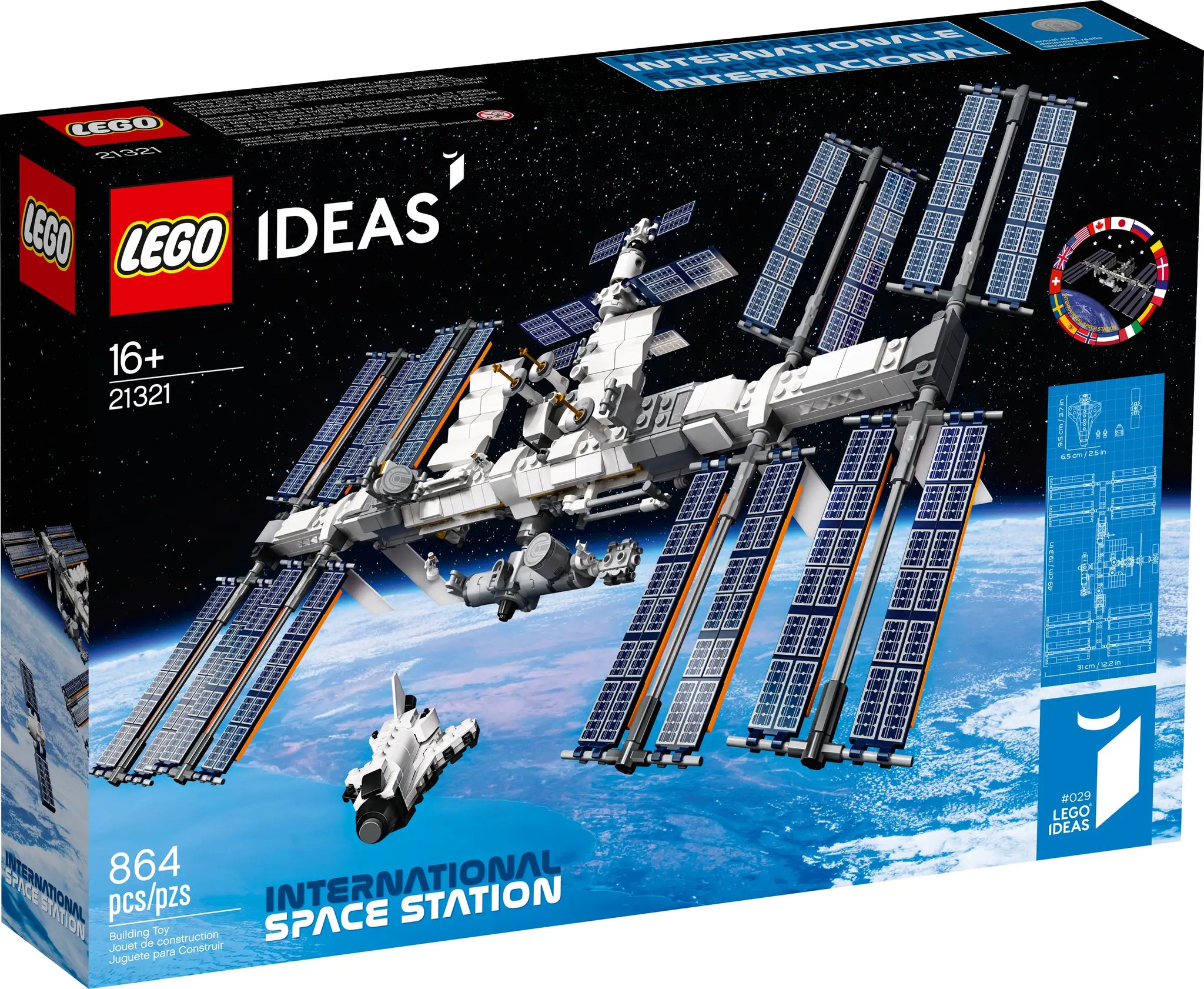 LEGO IDEAS 21321 International Space Station Building Kit