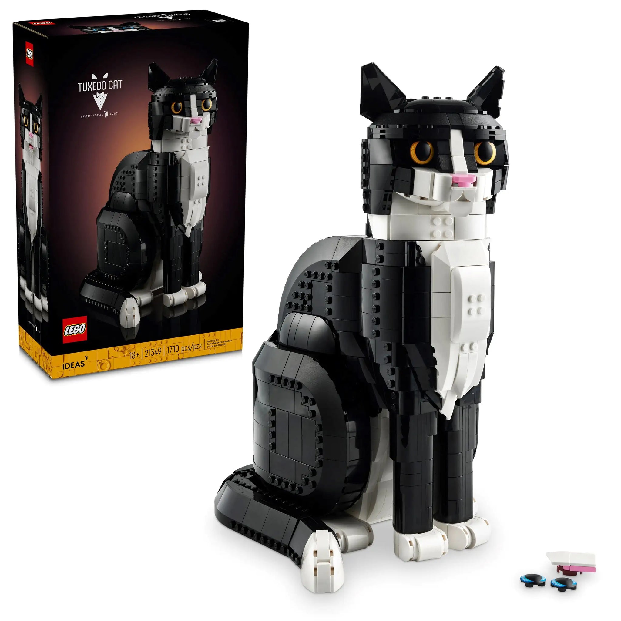 LEGO IDEAS Tuxedo Cat Building Set 21349