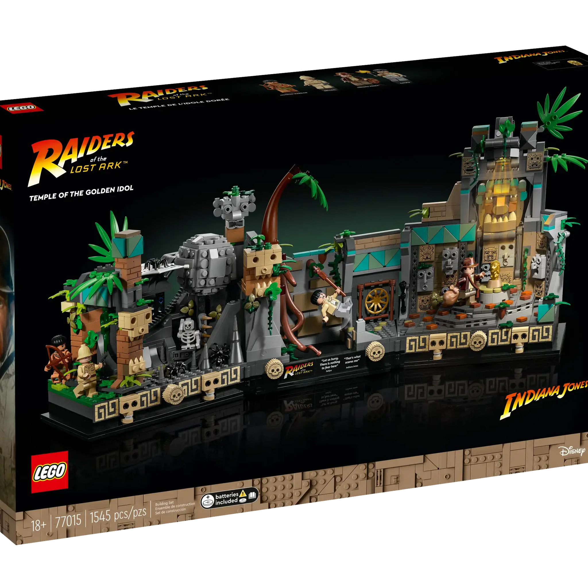 LEGO Indiana Jones 77015 Temple of the Golden Idol Set