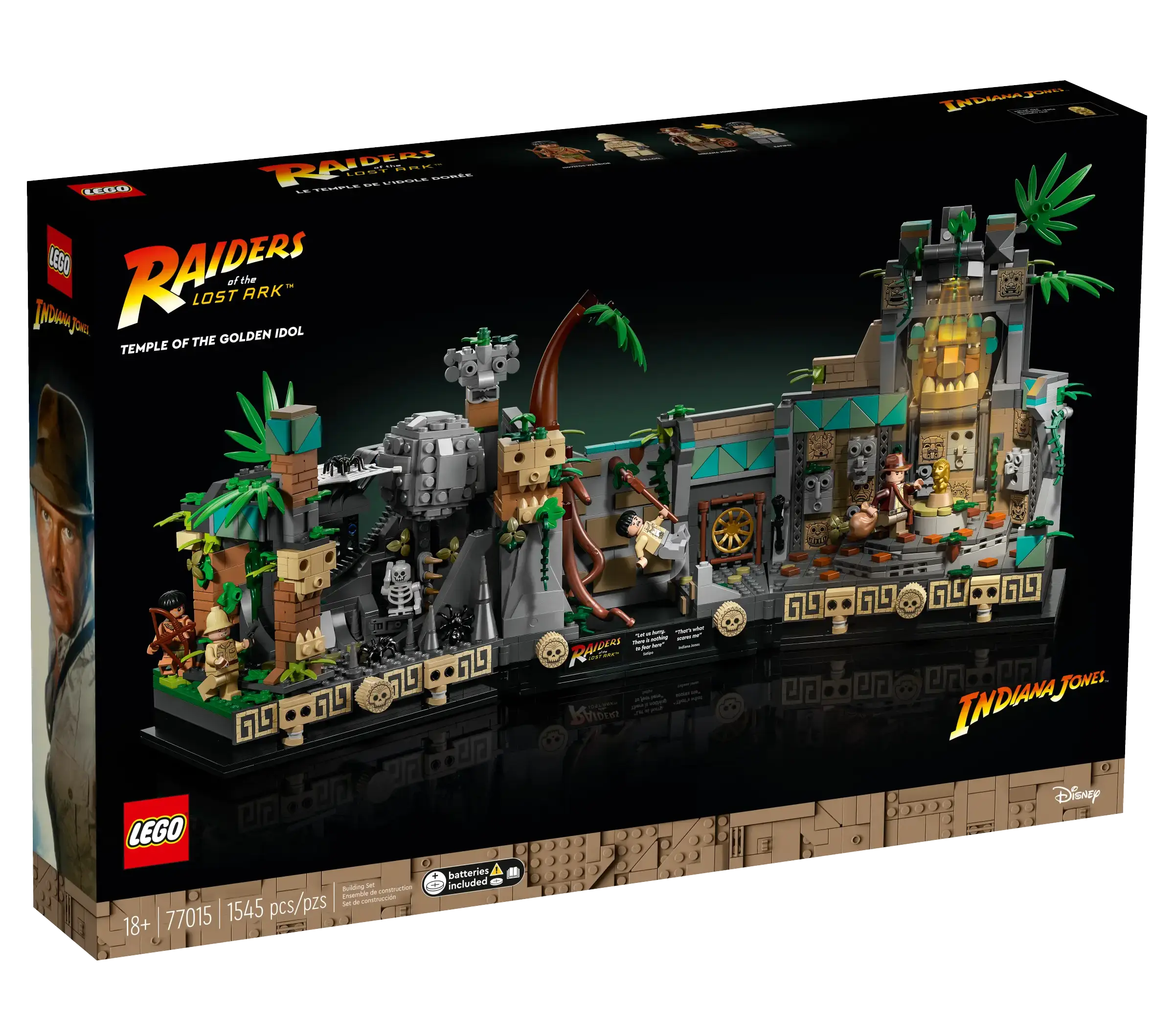 LEGO Indiana Jones 77015 Temple of the Golden Idol Set