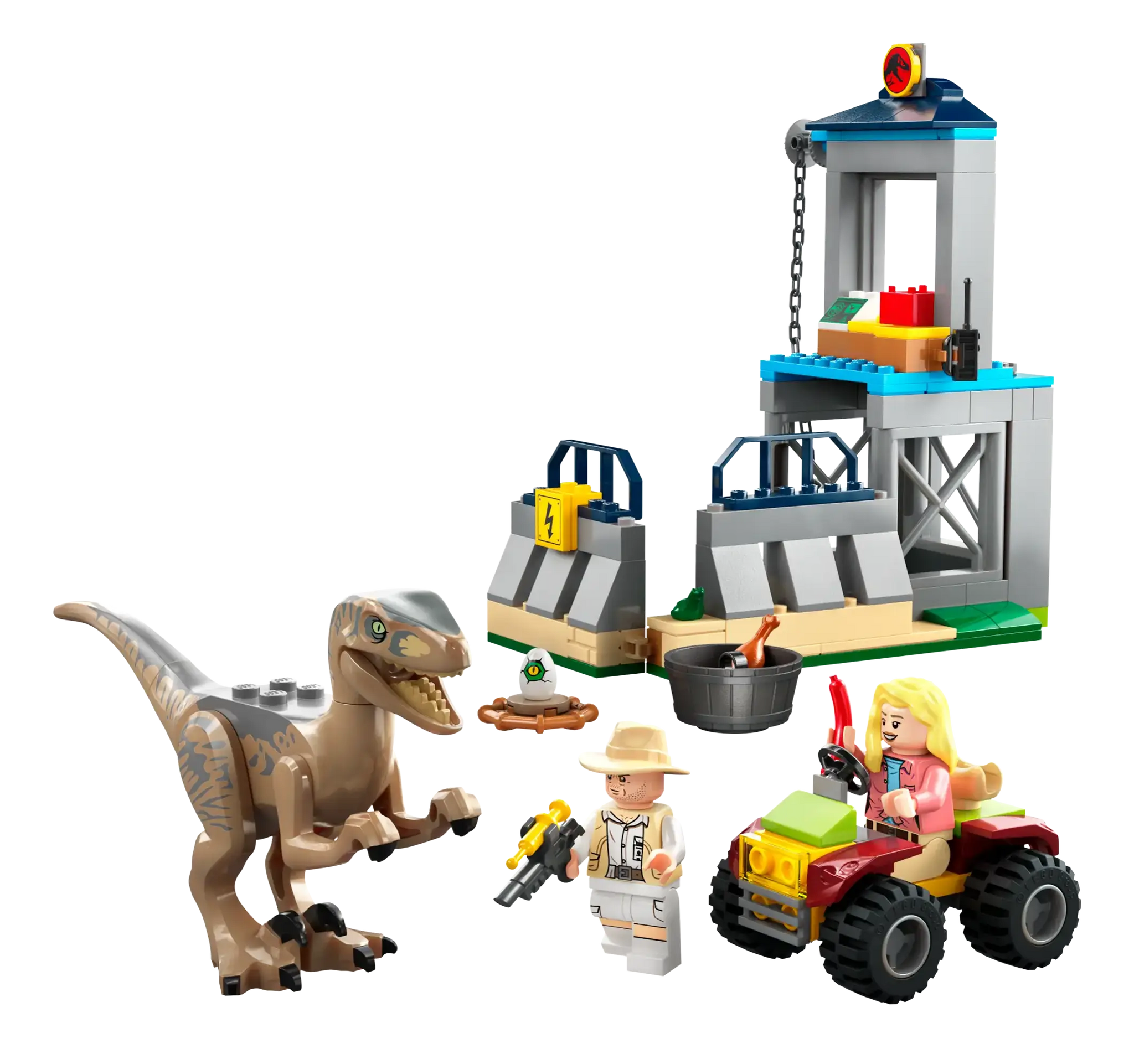 LEGO Jurassic World Velociraptor Escape 76957 Building Set