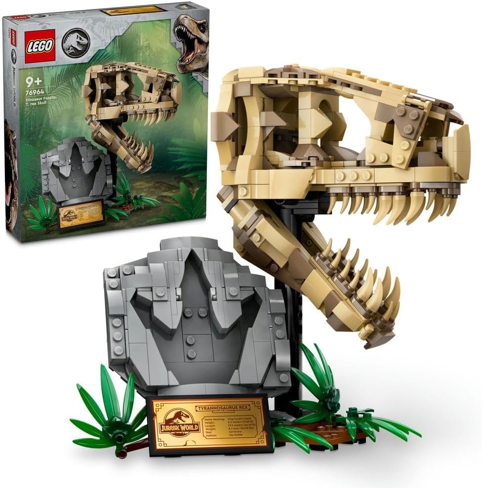LEGO Jurassic World T. rex Skull Fossil Set 76964