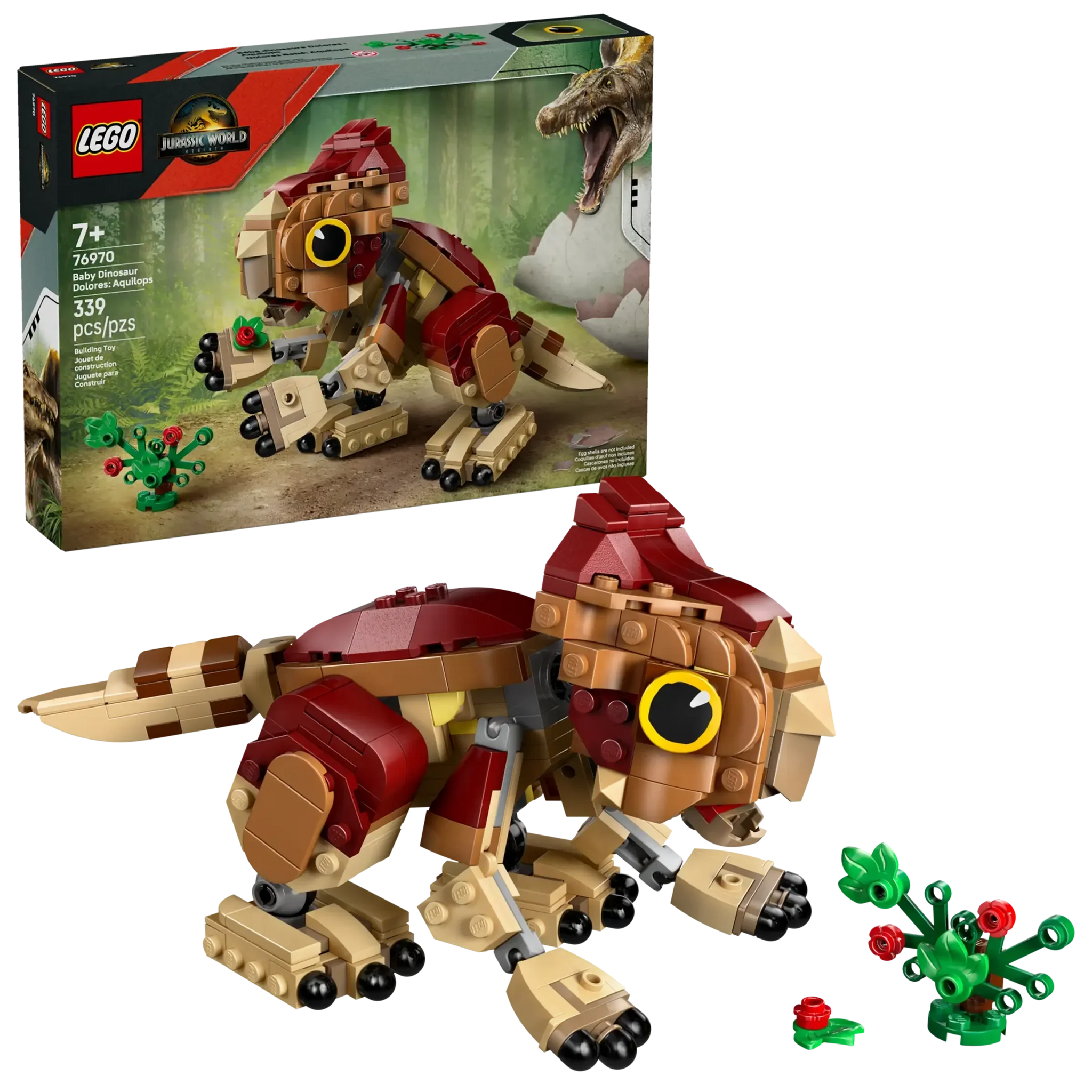 LEGO Jurassic World 76970 Baby Aquilops Dinosaur Toy Set