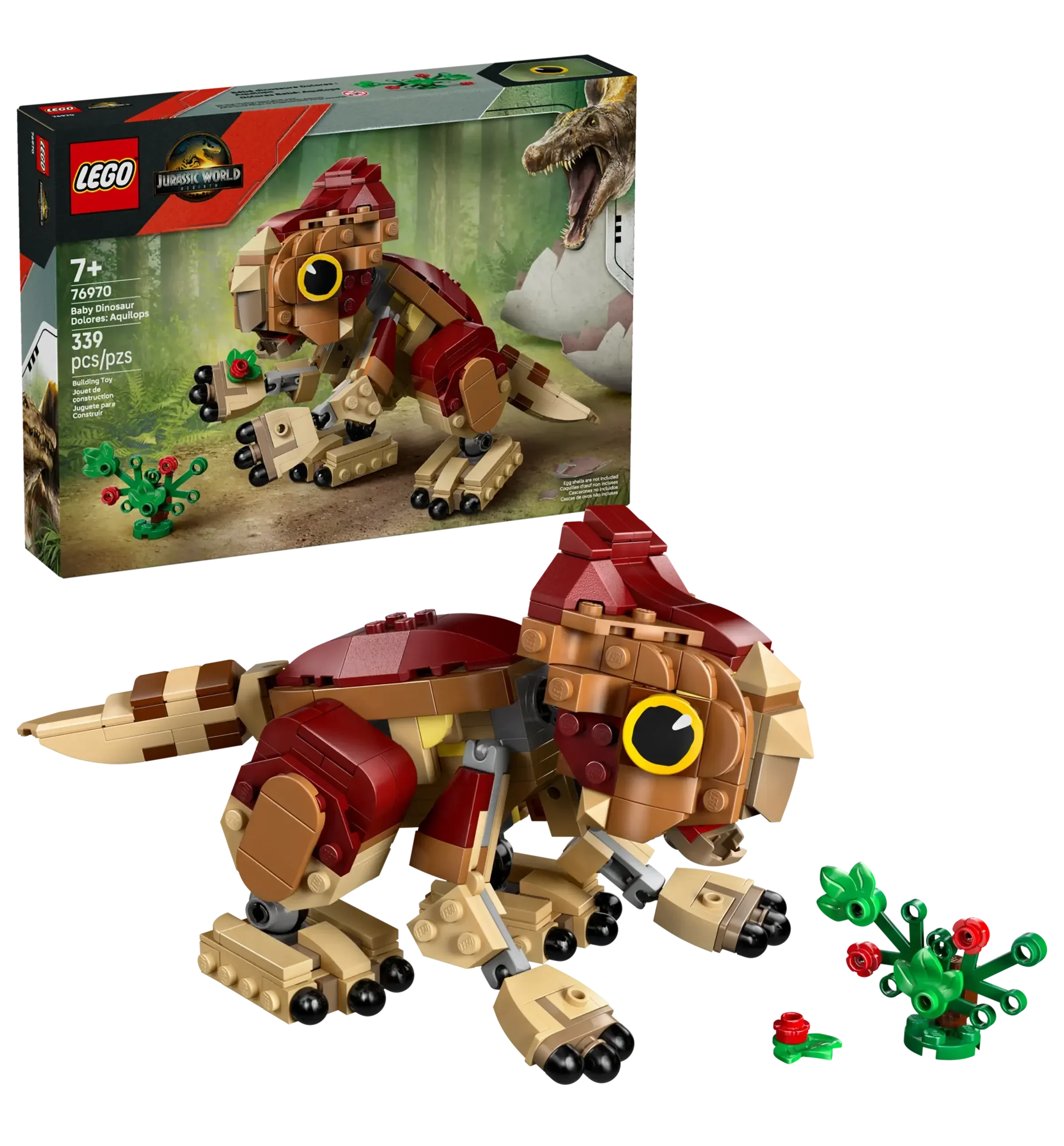 LEGO Jurassic World 76970 Baby Aquilops Dinosaur Toy Set