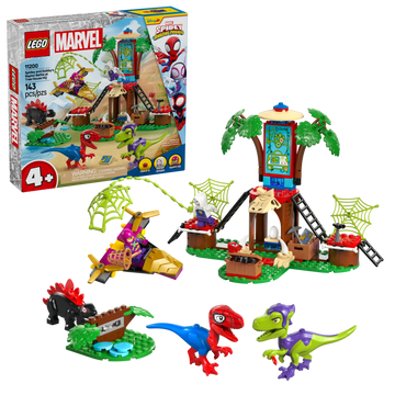 LEGO Marvel Spidey Gobby Raptor Battle Tree House Set