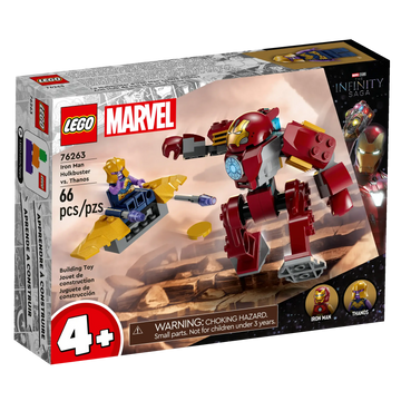LEGO Marvel Iron Man Hulkbuster vs Thanos Playset 76263