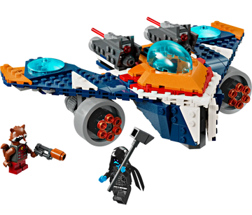 LEGO Marvel Rocket's Warbird vs Ronan Spaceship Set