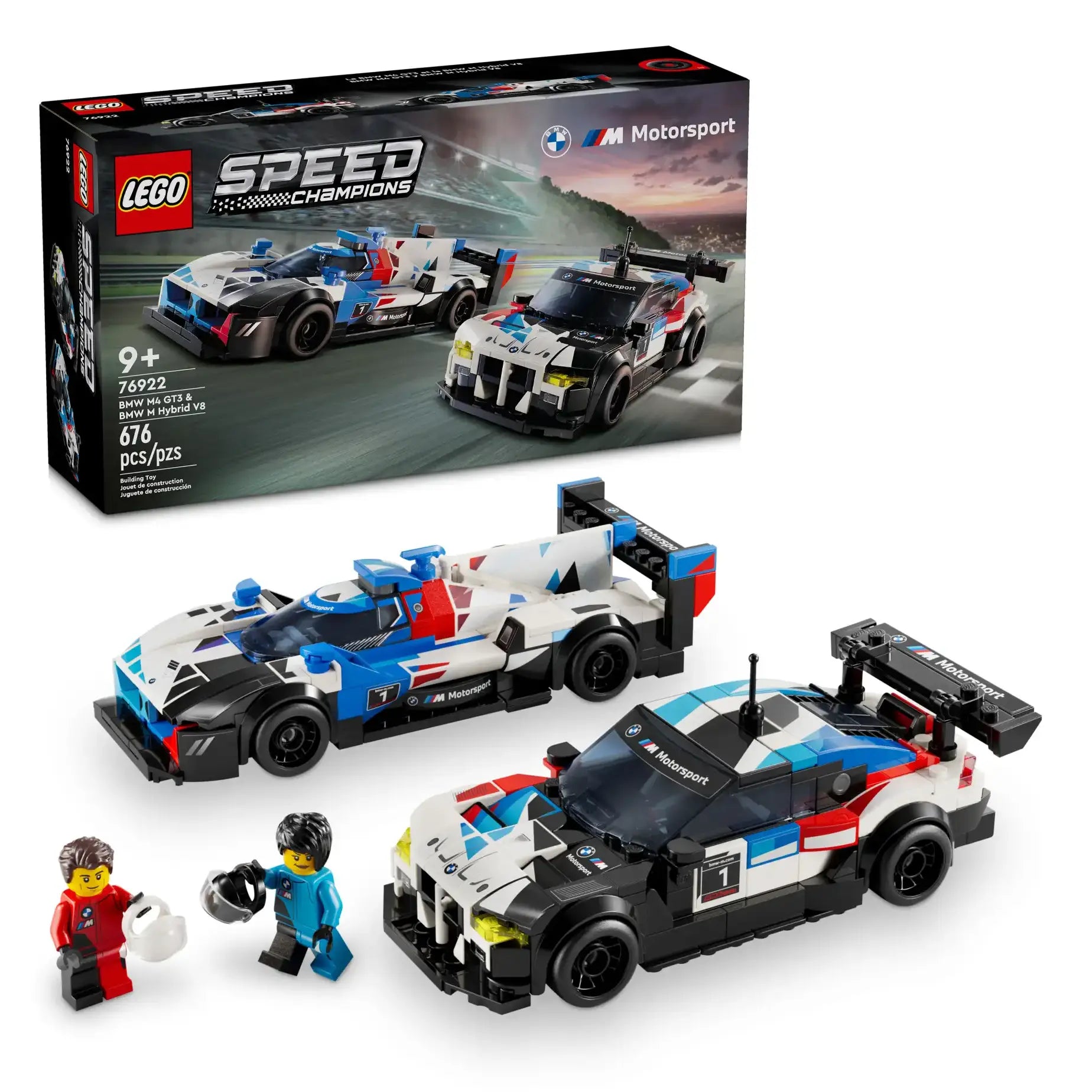 LEGO Speed Champions BMW M4 GT3 & Hybrid V8 Set