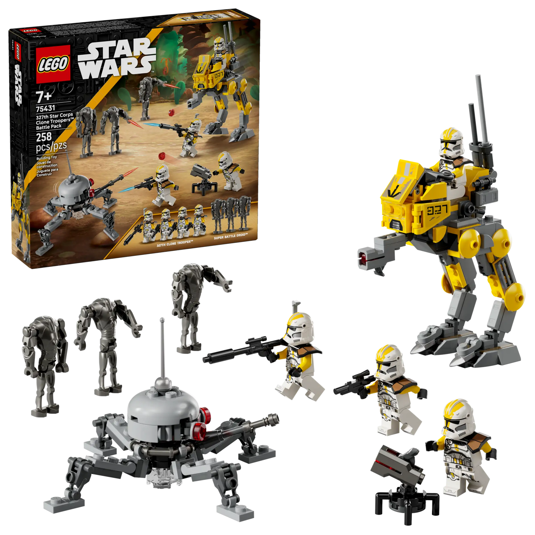 LEGO Star Wars 327th Clone Troopers Battle Pack 75431