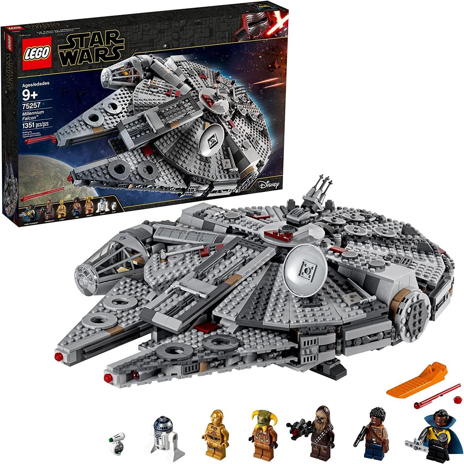 LEGO Star Wars 75257 Millennium Falcon Building Set 1353 Pieces
