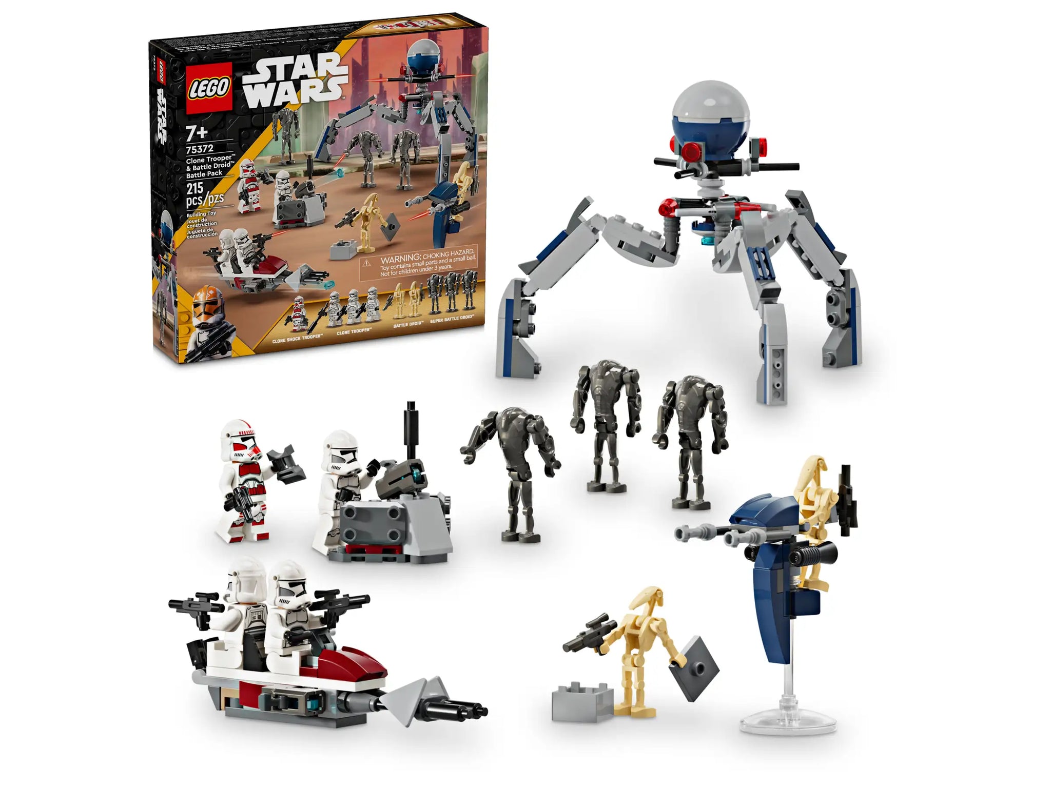 LEGO STAR WARS 75372 Clone Trooper & Battle Droid Set