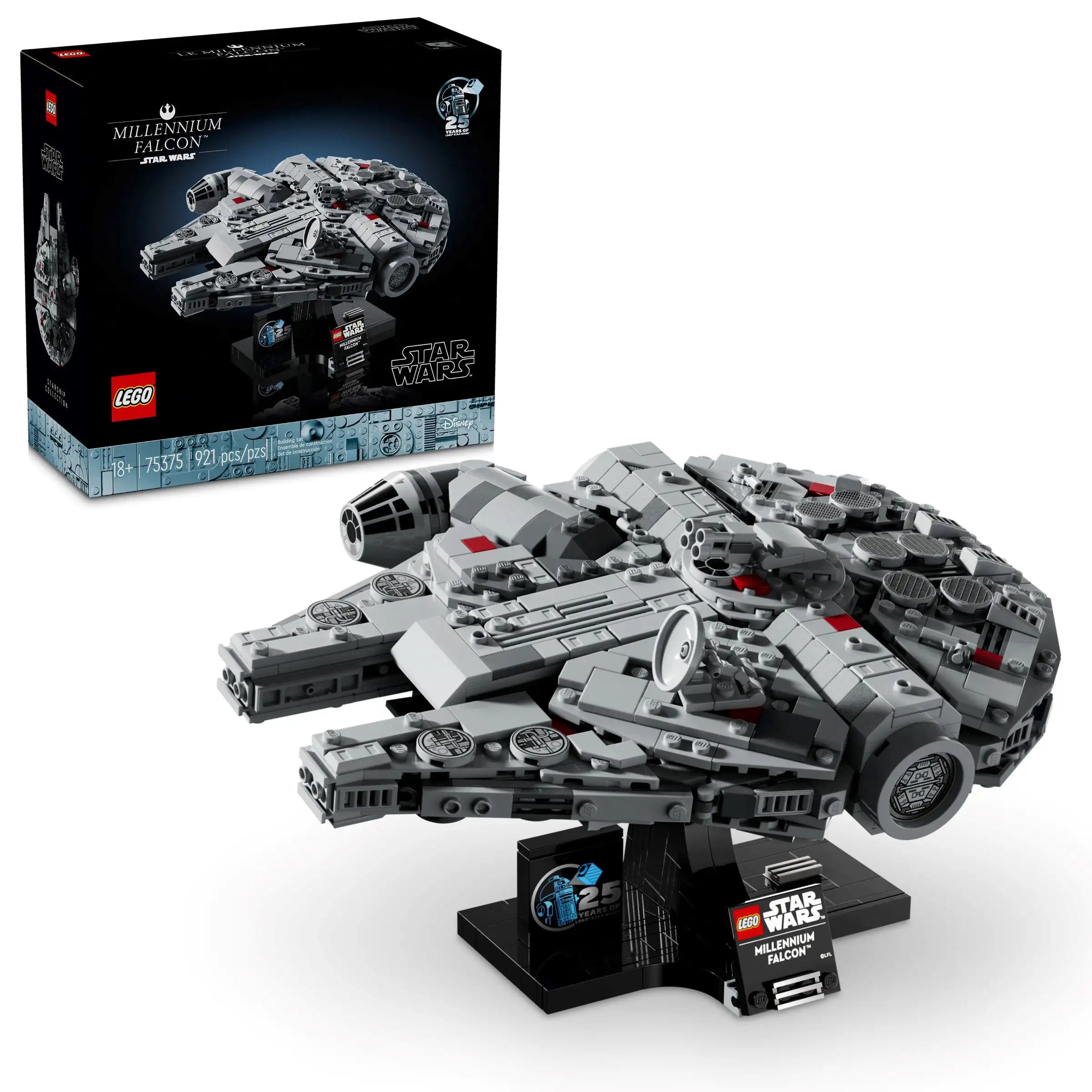 LEGO STAR WARS 75375 Millennium Falcon Buildable Model Set