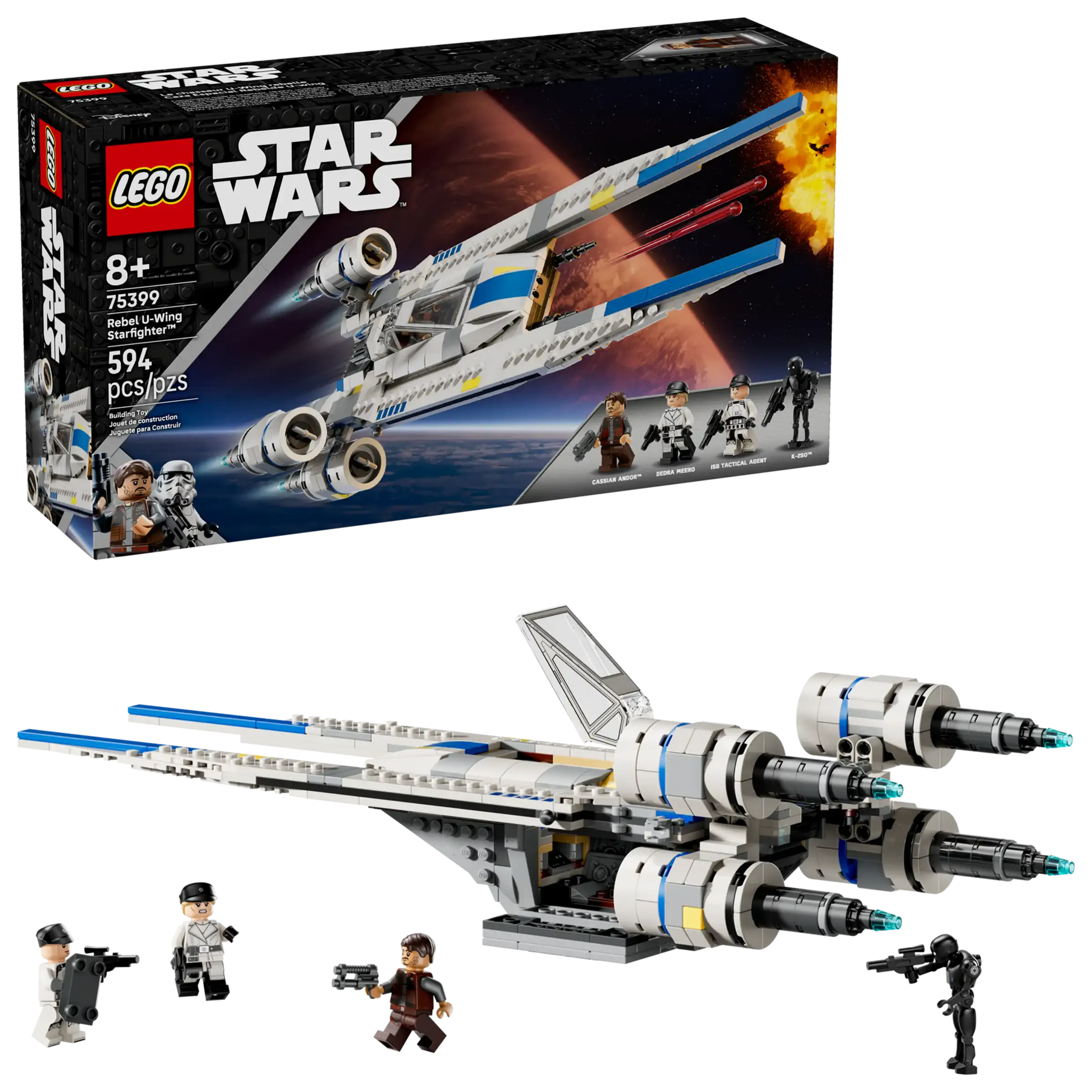 LEGO STAR WARS Rebel U-Wing Starfighter 75399 Build Kit