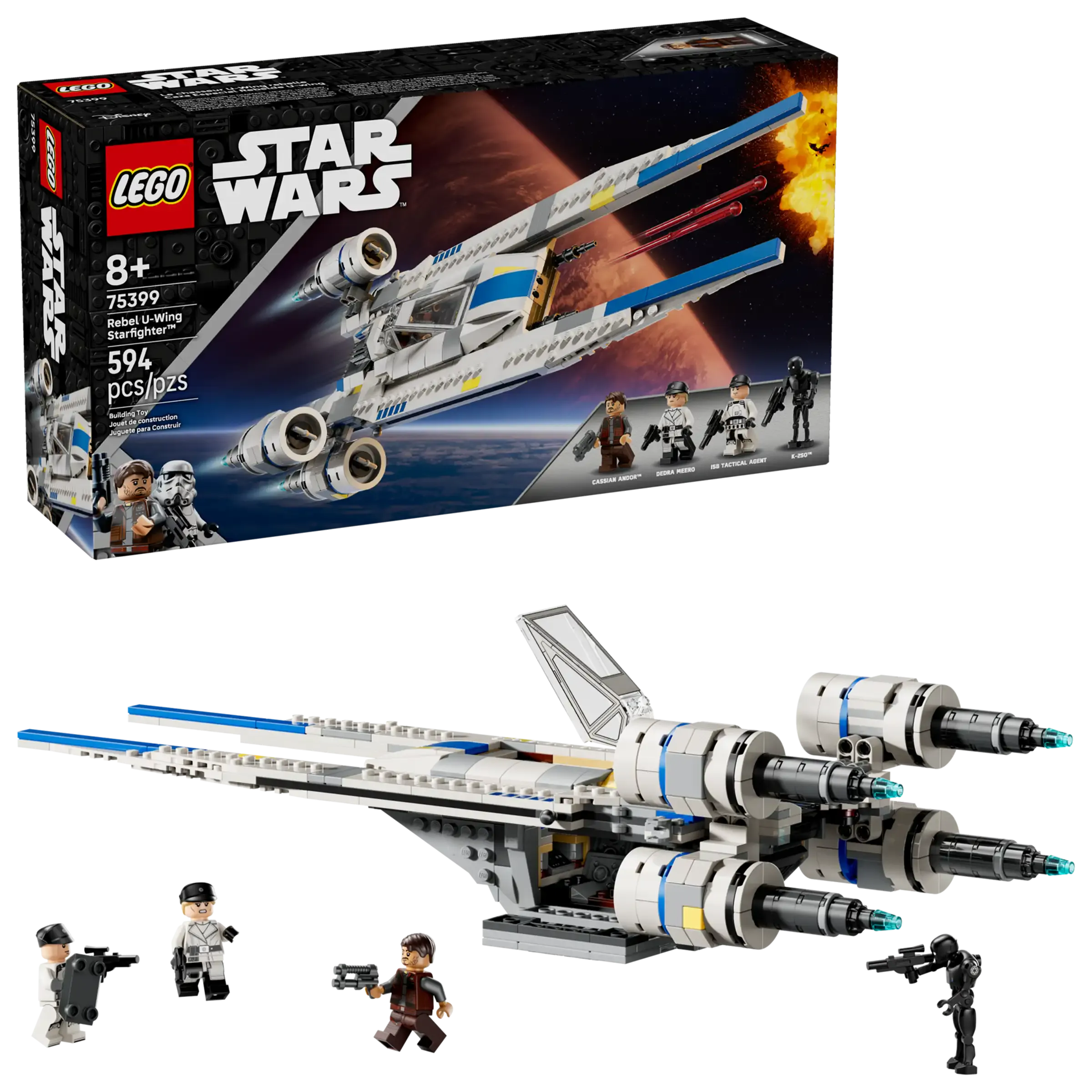 LEGO STAR WARS Rebel U-Wing Starfighter 75399 Build Kit