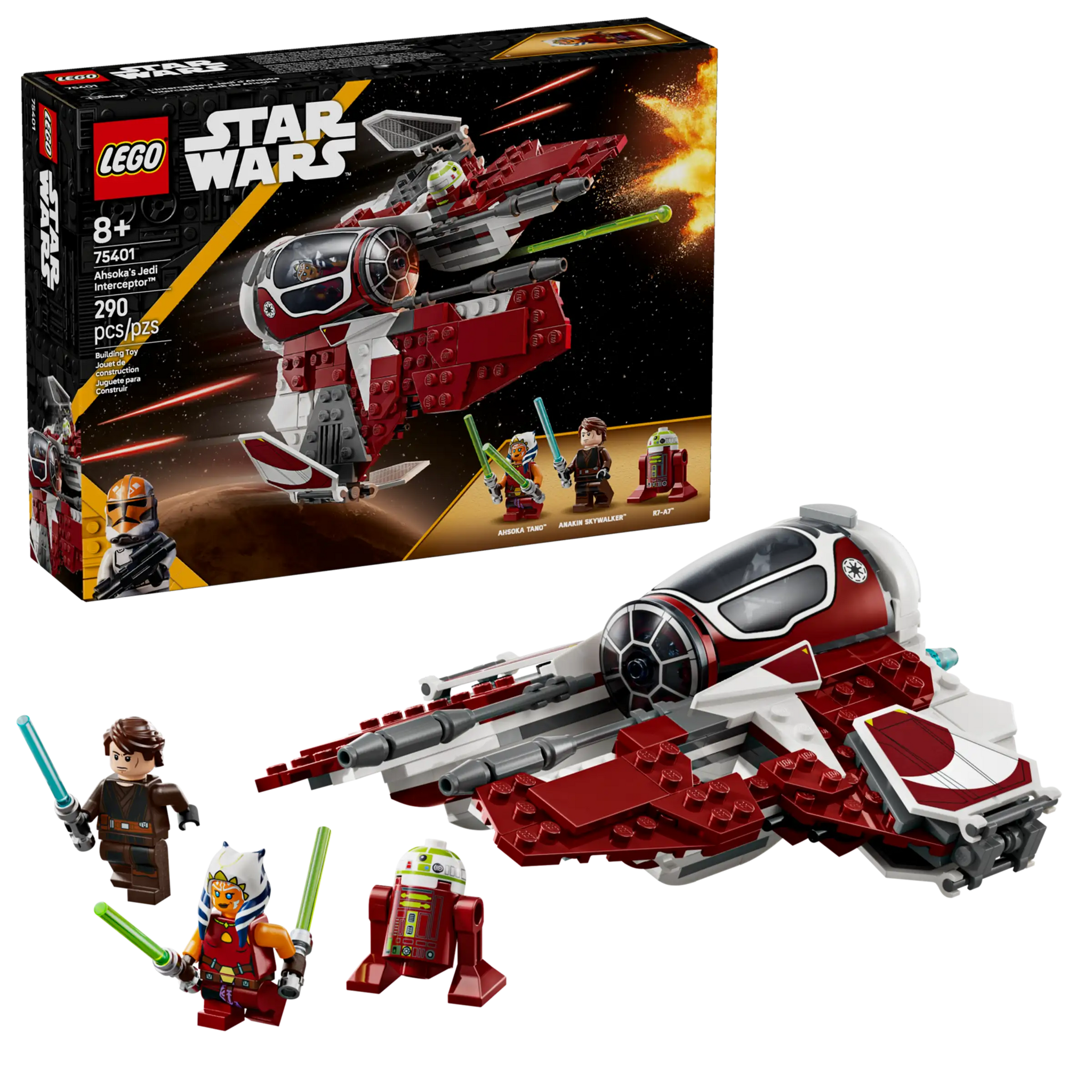 LEGO Star Wars Ahsoka's Jedi Interceptor Set 75401