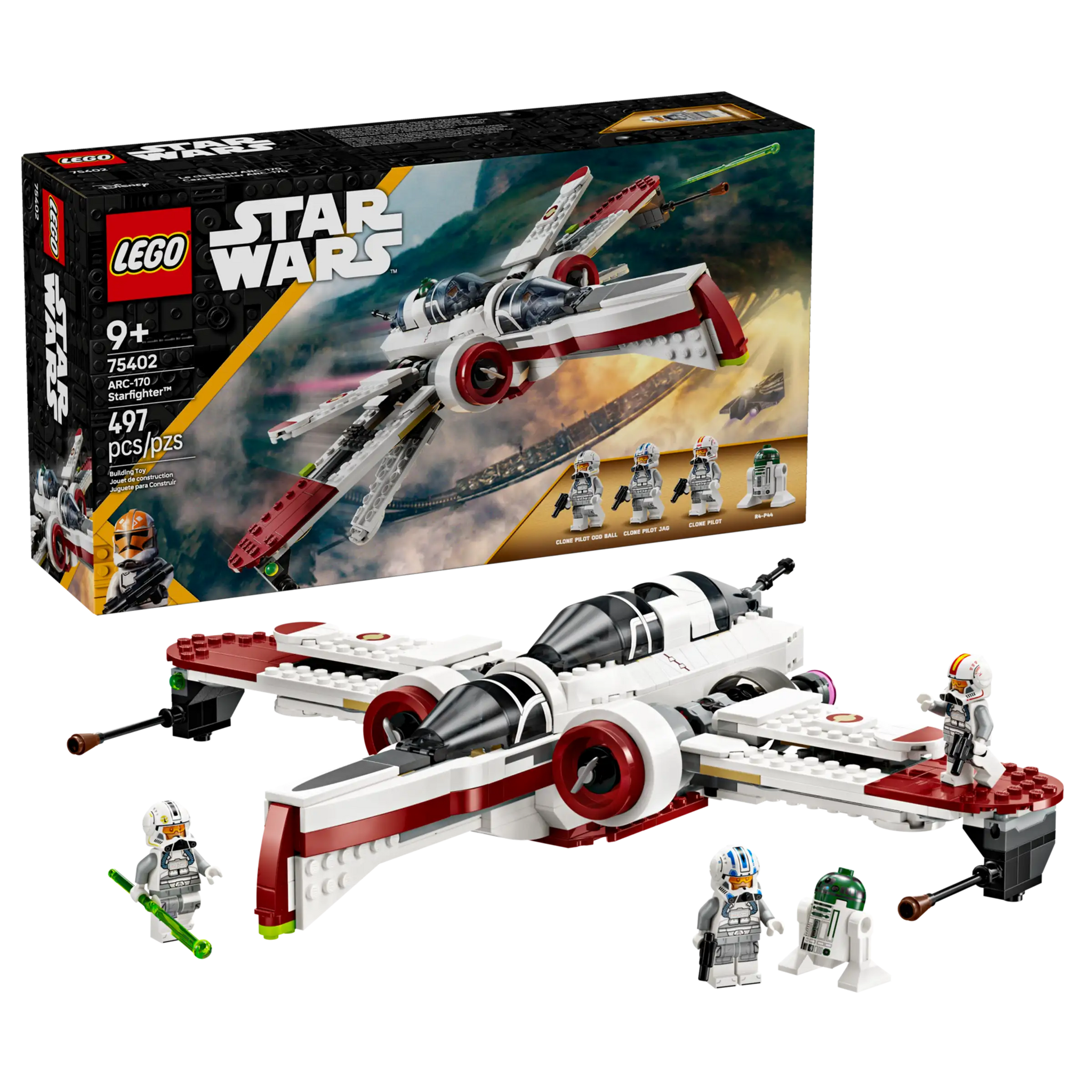 LEGO Star Wars 75402 ARC-170 Starfighter with 4 Minifigures