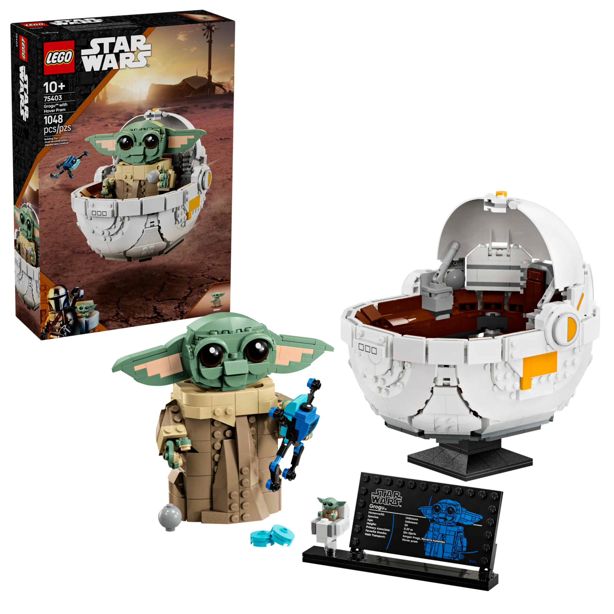 LEGO Star Wars Grogu with Hover Pram Building Set 75403