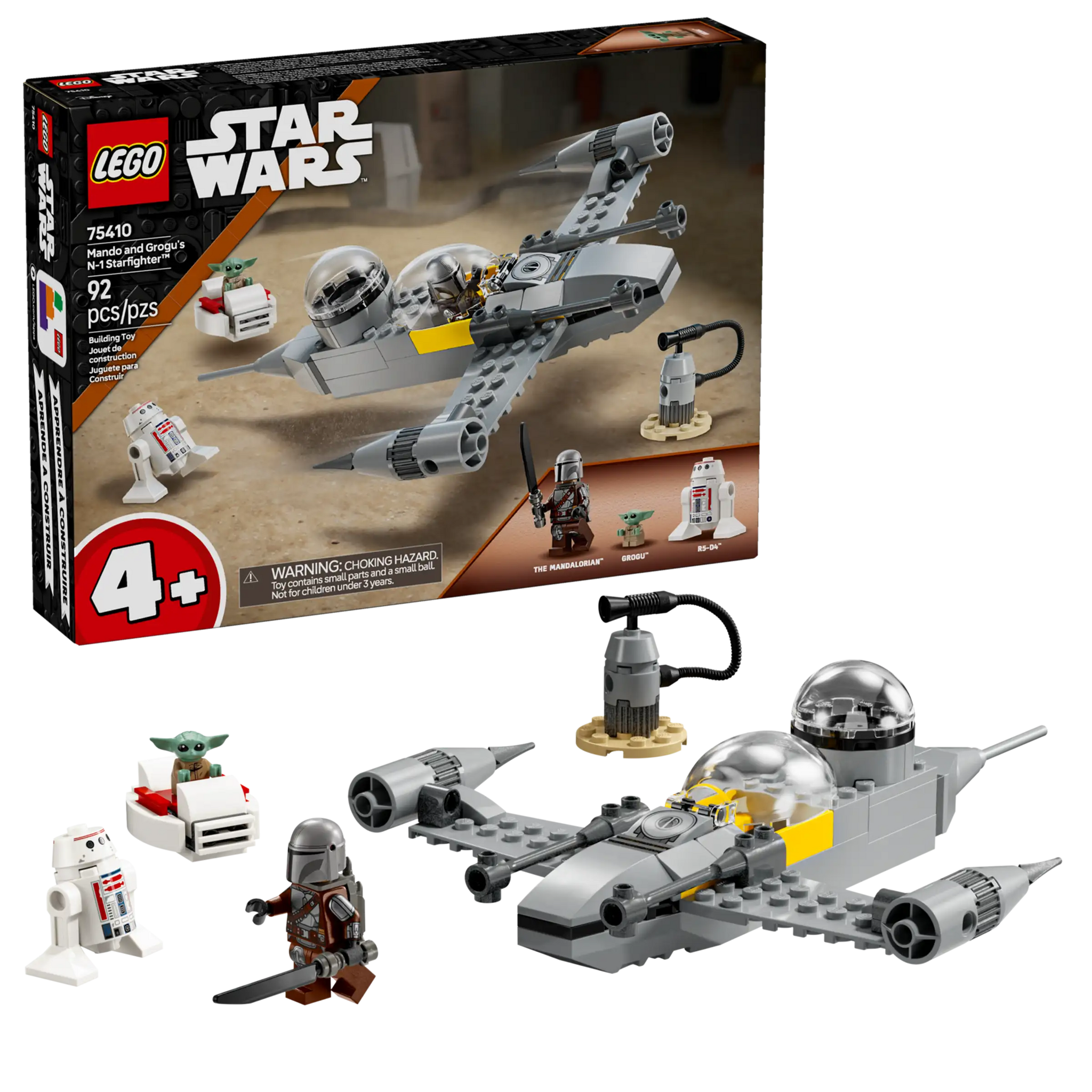 LEGO Star Wars 75410 Mando & Grogu N-1 Starfighter Set