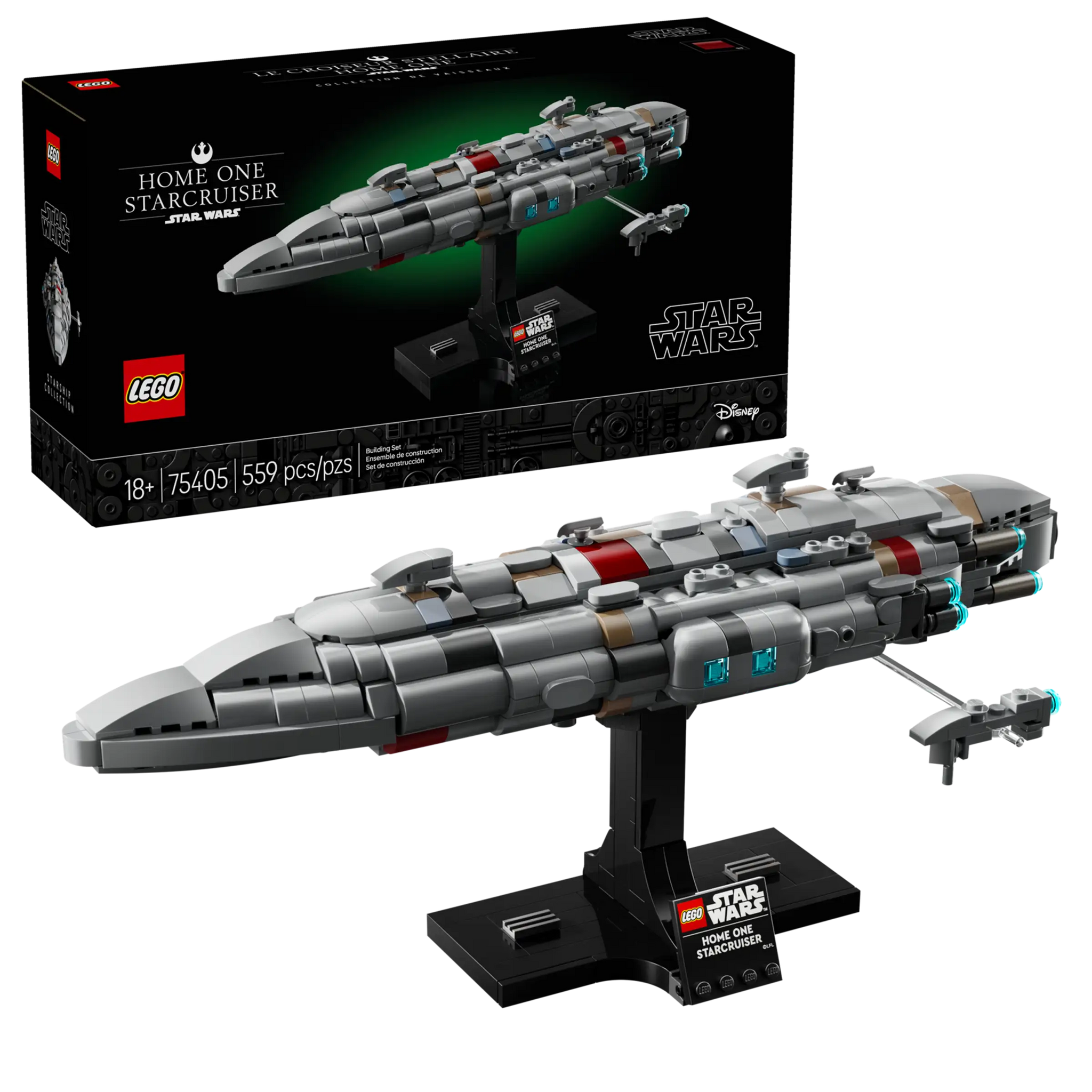 LEGO Star Wars 75405 Home One Starcruiser Building Set