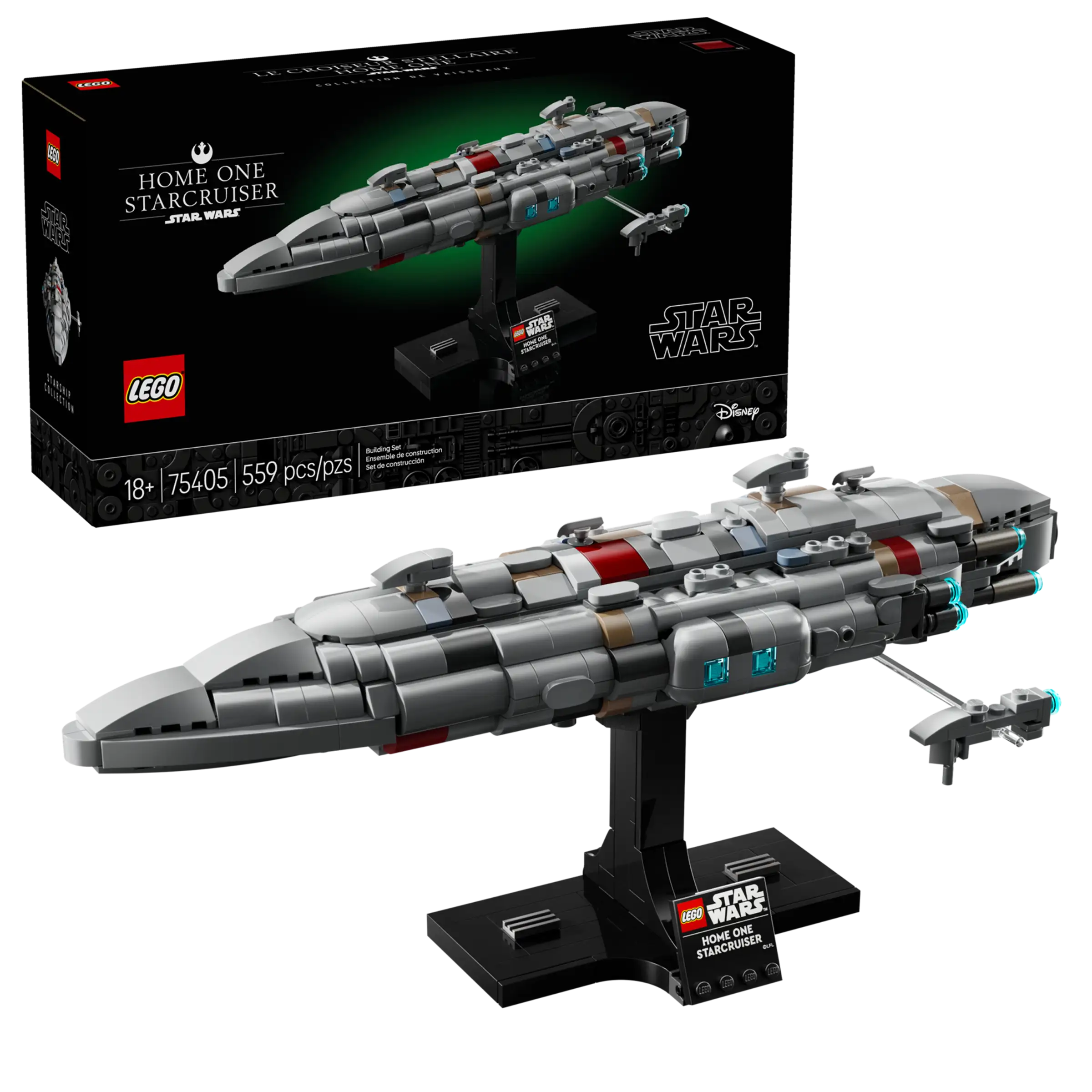 LEGO Star Wars 75405 Home One Starcruiser Building Set