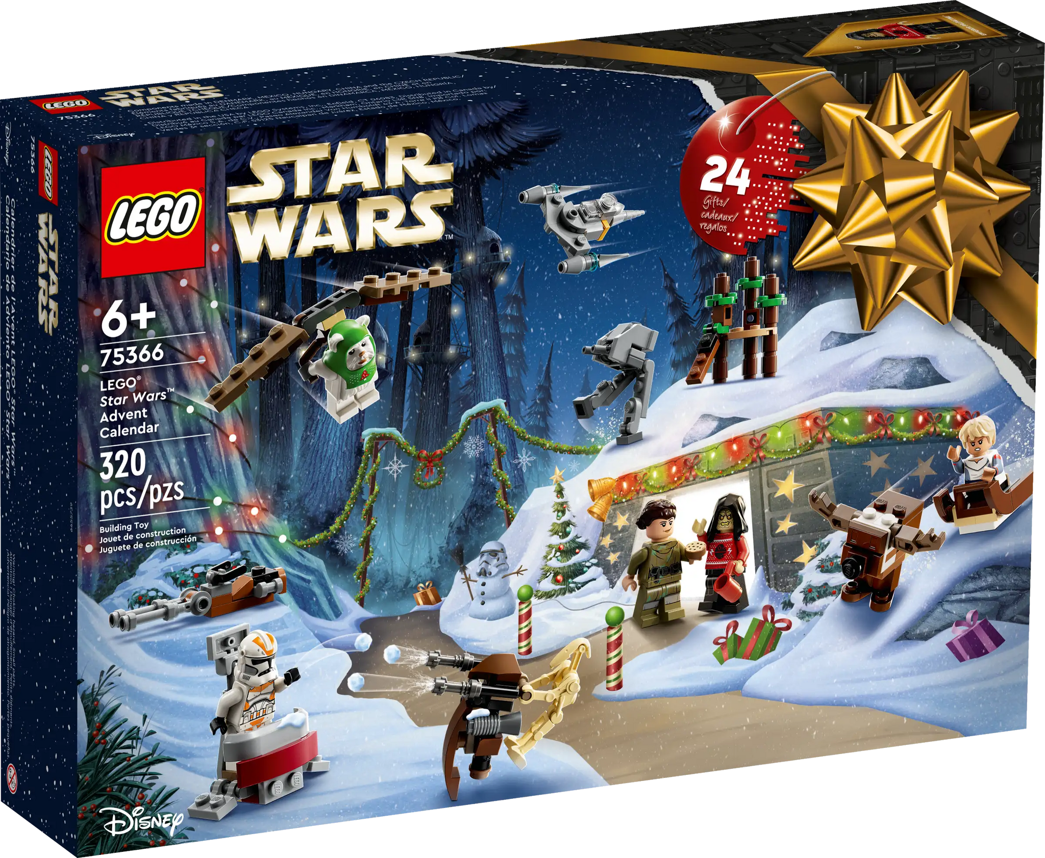 LEGO STAR WARS™ Advent Calendar 75366 with 8 Characters