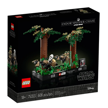 LEGO Star Wars 75353 Endor Speeder Chase Diorama Set